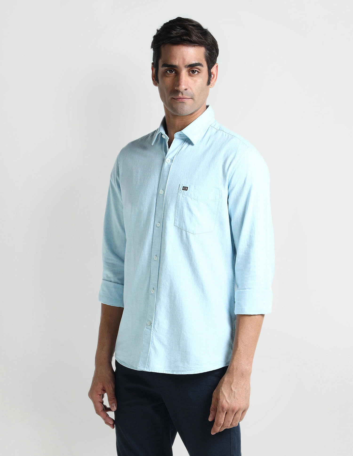 Arrow Sport Manhattan Slim Fit Cotton Shirt