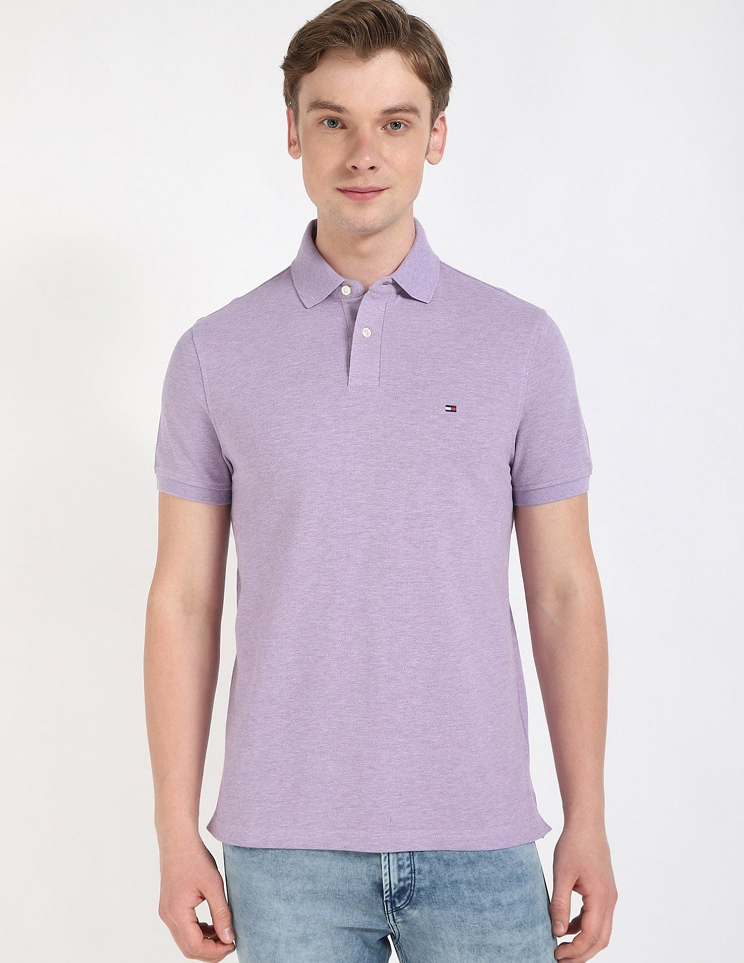 Tommy Hilfiger Solid Regular-Fit Cotton T-Shirt