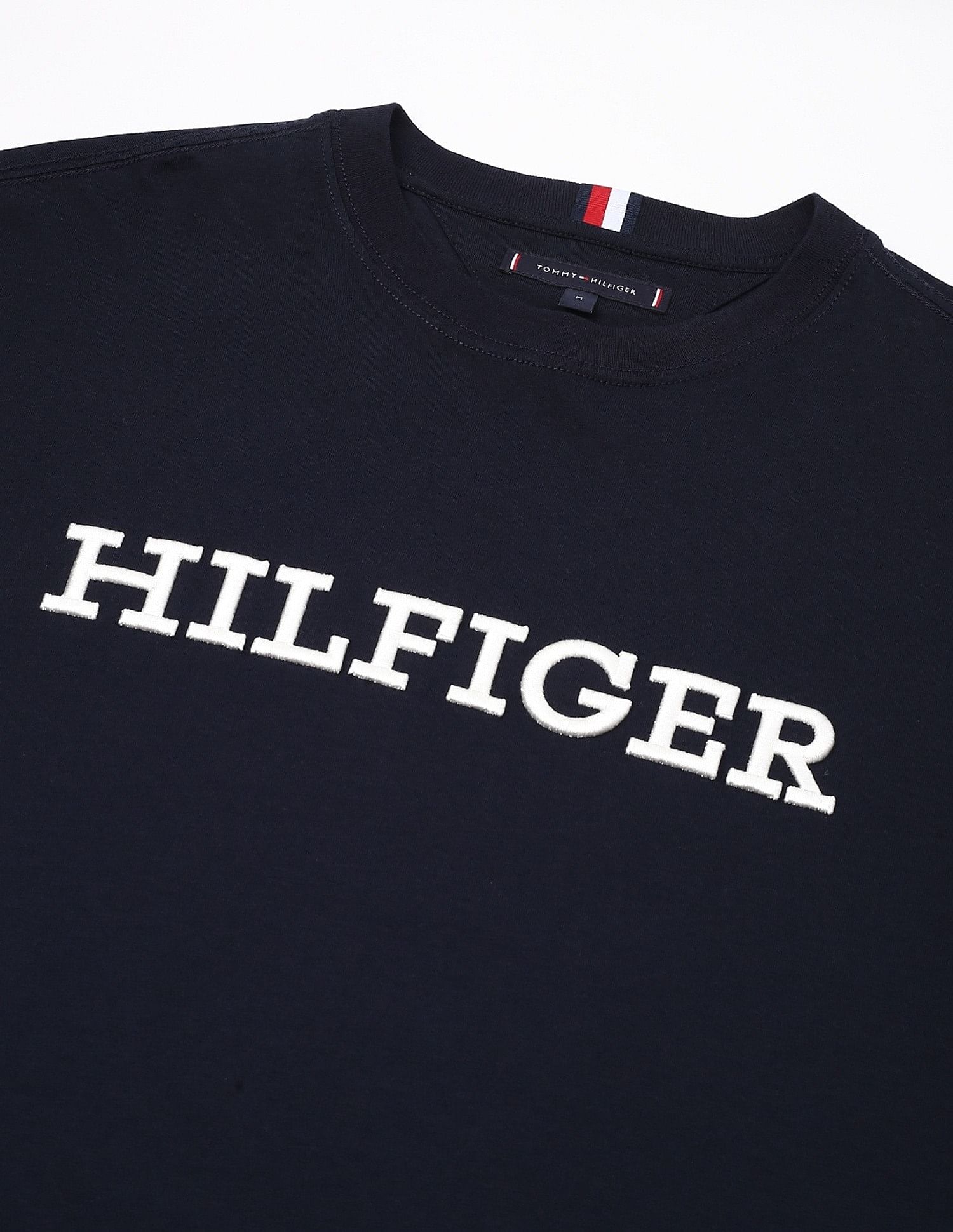 Tommy Hilfiger Embroidered Logo Regular-Fit Cotton T-Shirt
