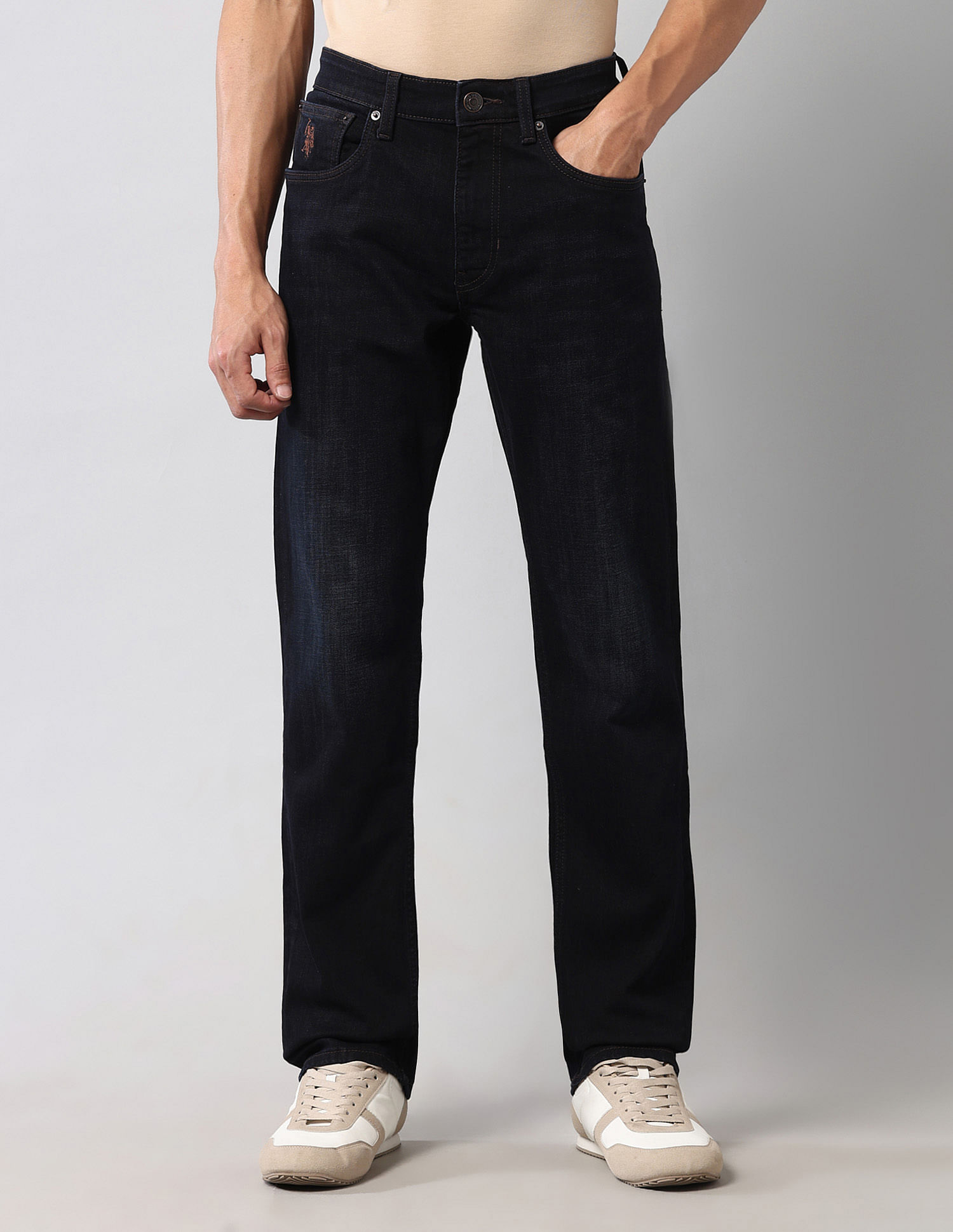 U.S. Polo Assn. Denim Co. Harold Slim Straight Fit Blue Vintage Jeans