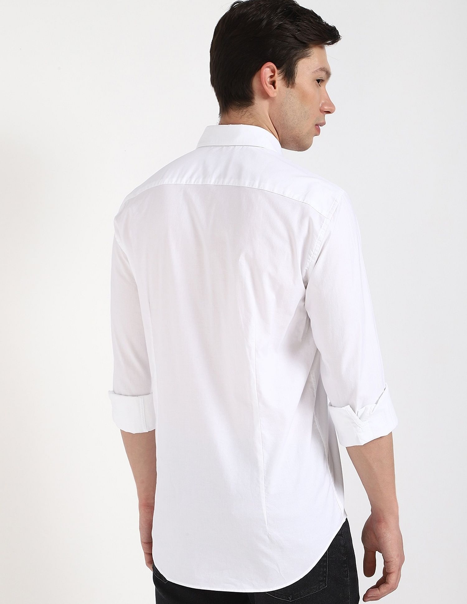 Tommy Hilfiger Logo Solid Regular-Fit Oxford Woven Shirt