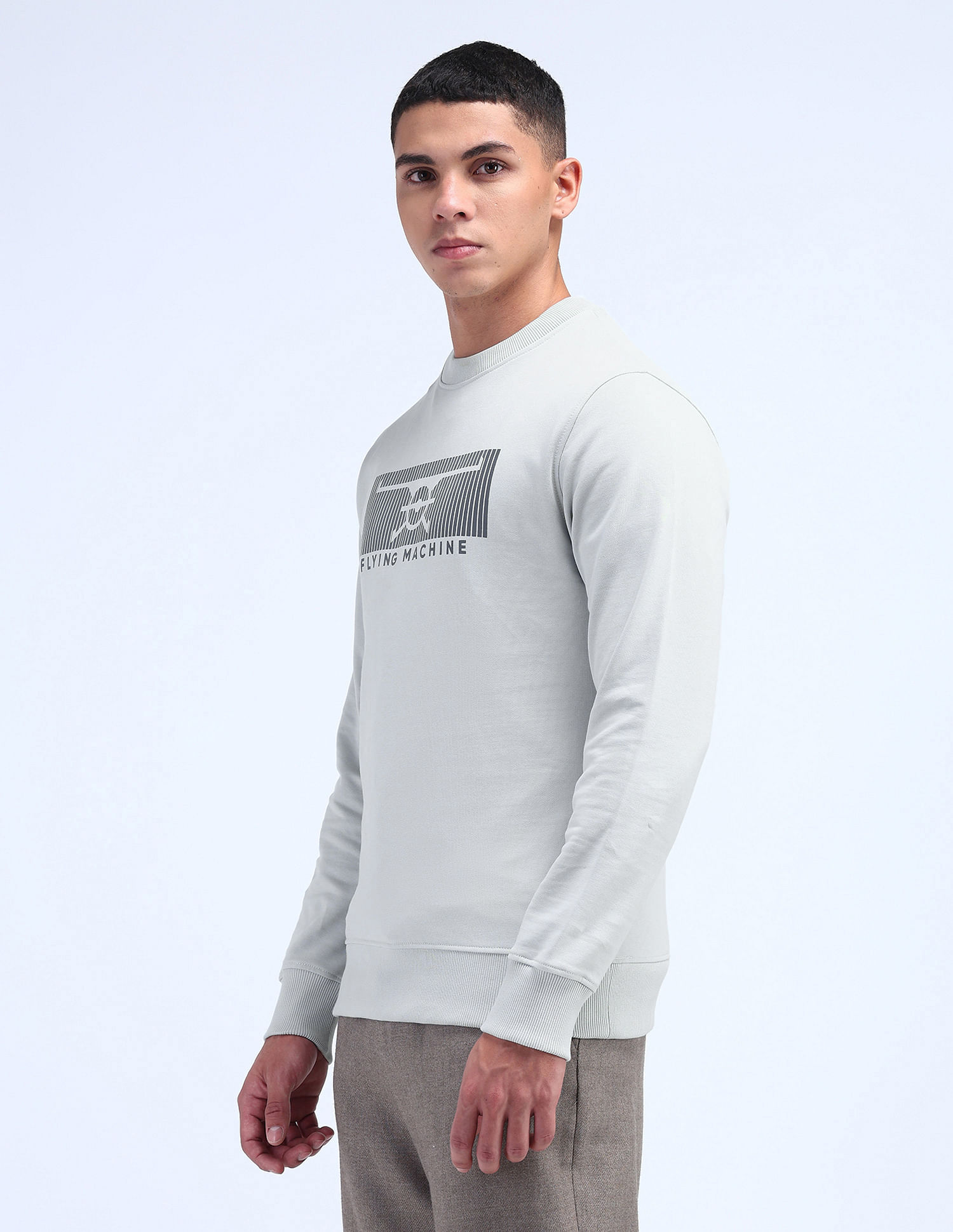 Flying Machine Brand Printed Cotton Sweatshirt