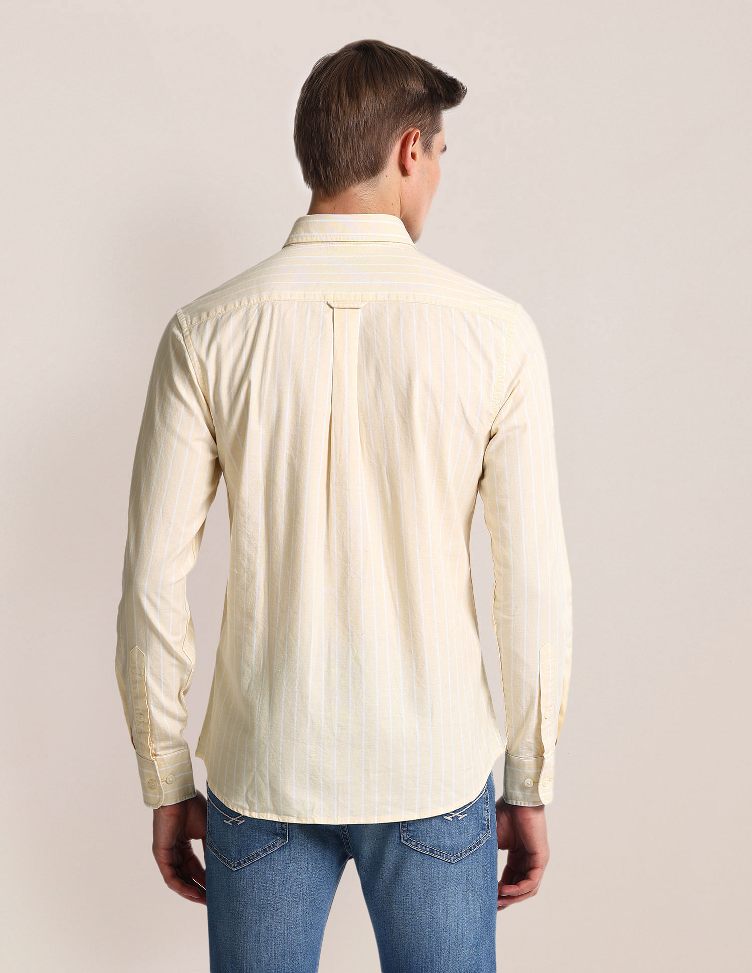 U.S. Polo Assn. Vertical Stripe Tailored Fit Shirt