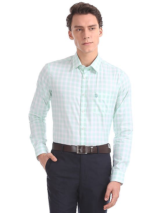 USPA Tailored Tailored Regular Fit Check Shirt