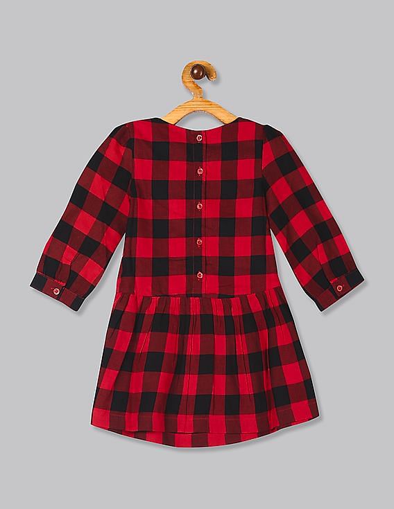 Gap buffalo plaid dress new arrivals