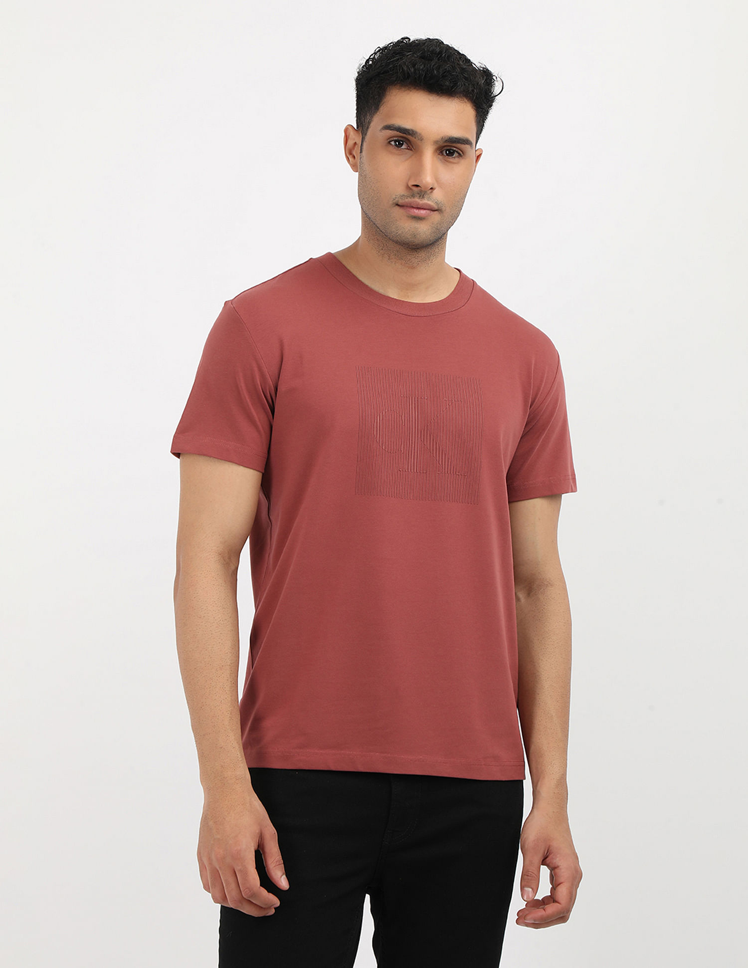 Calvin Klein Monogram Graphic Print T-Shirt