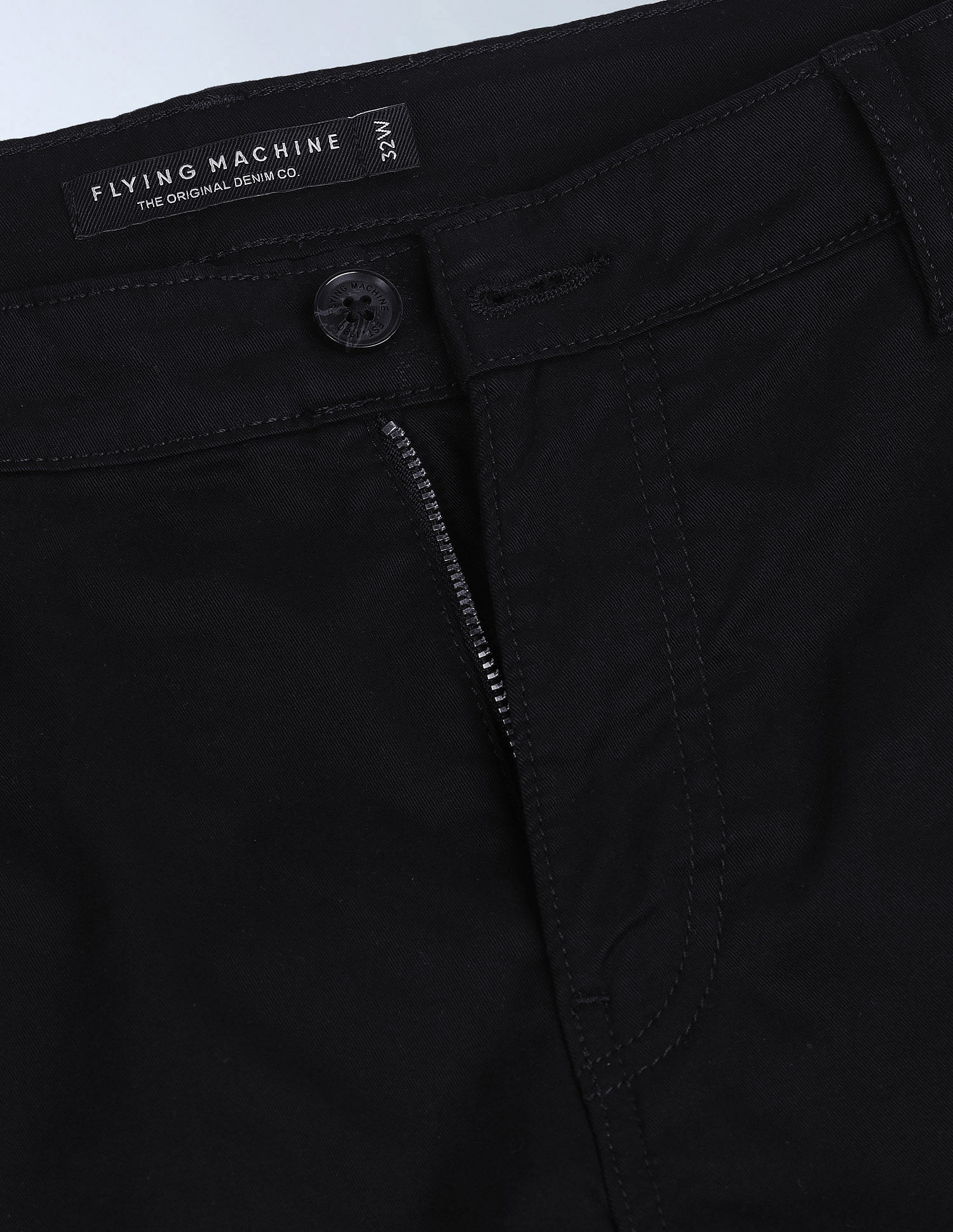 Flying Machine Relaxed Tapered Fit Mid Rise Cargo Trouser