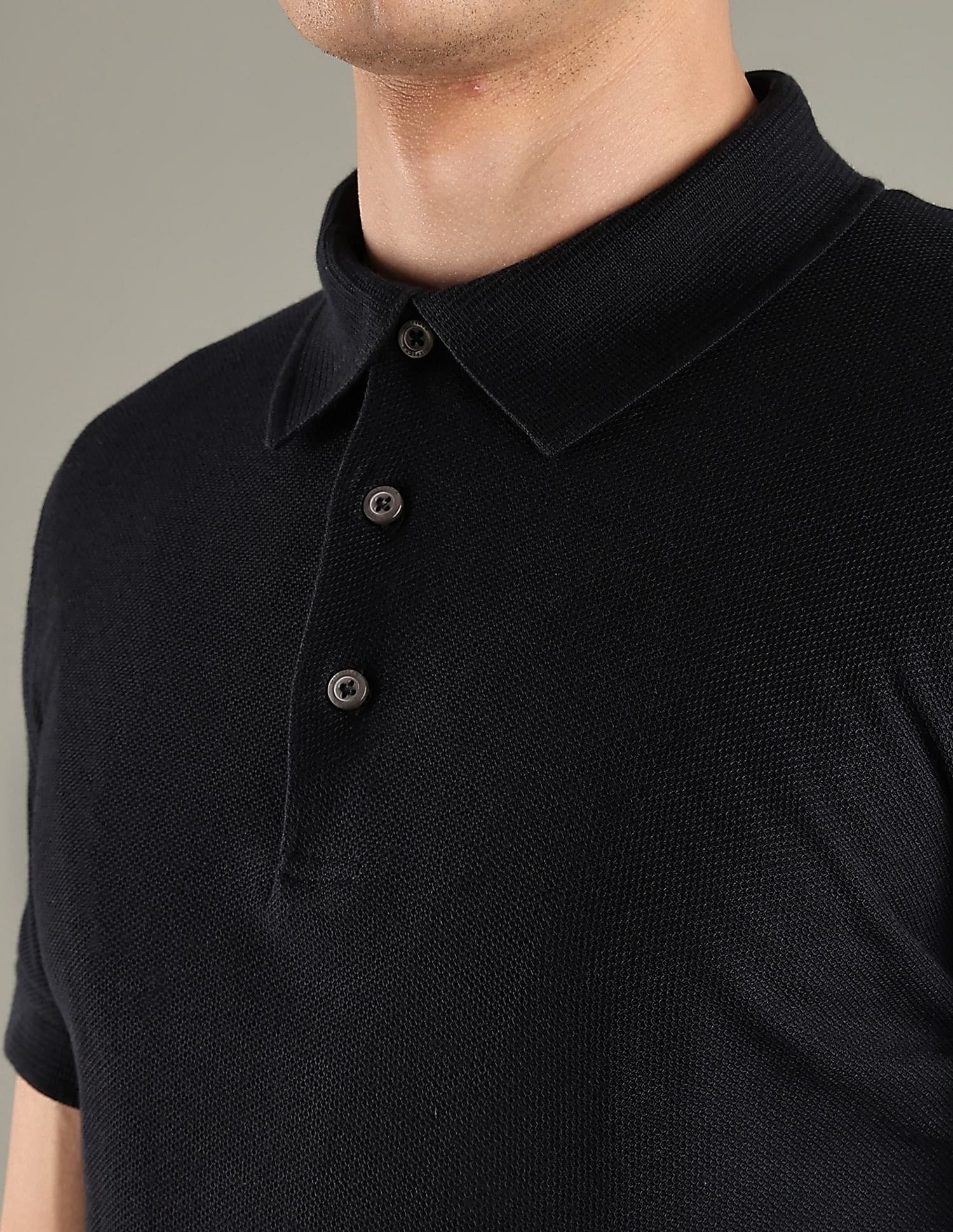 Tommy Hilfiger Solid Slim-Fit Cotton Polo T-Shirt