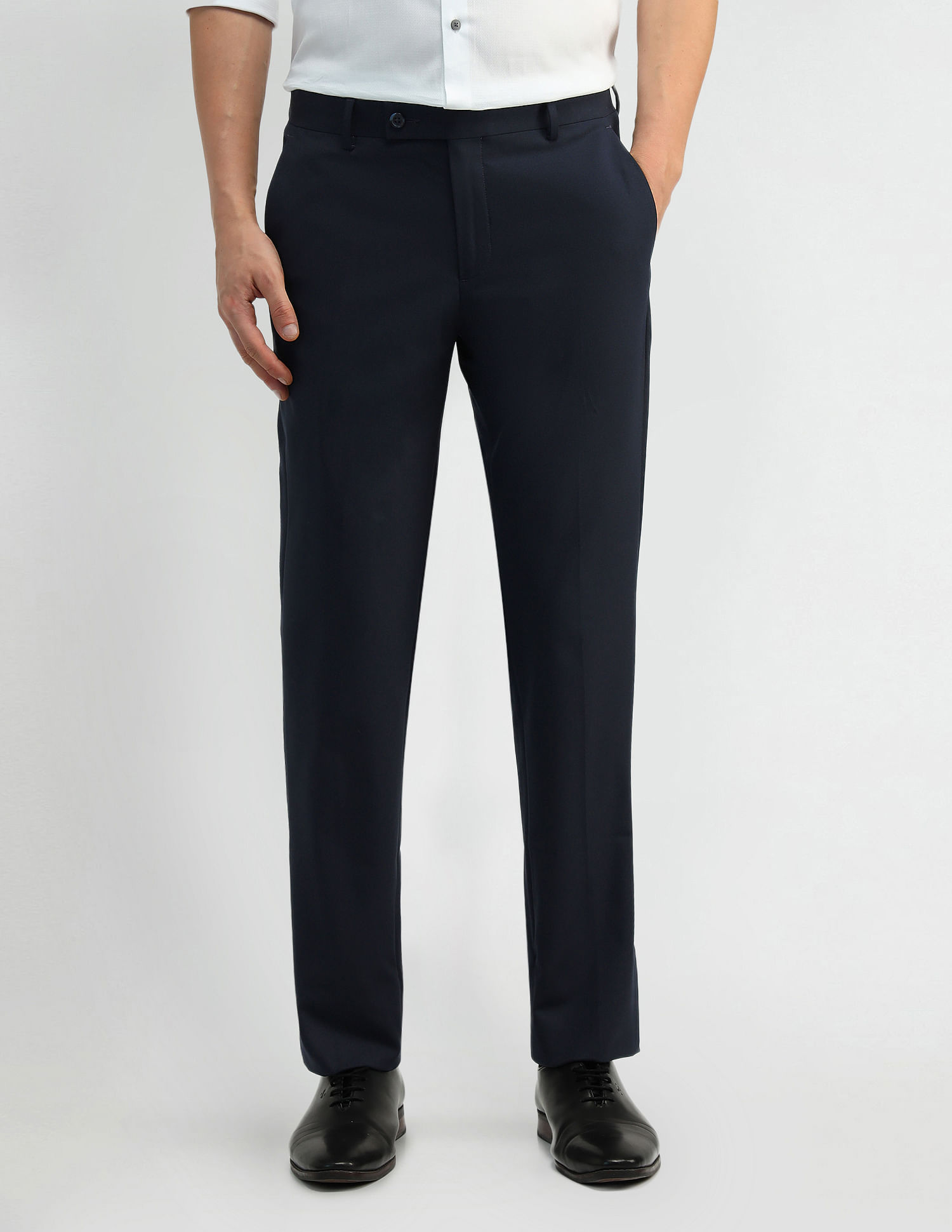 Arrow Mid Rise Tapered Fit Trousers