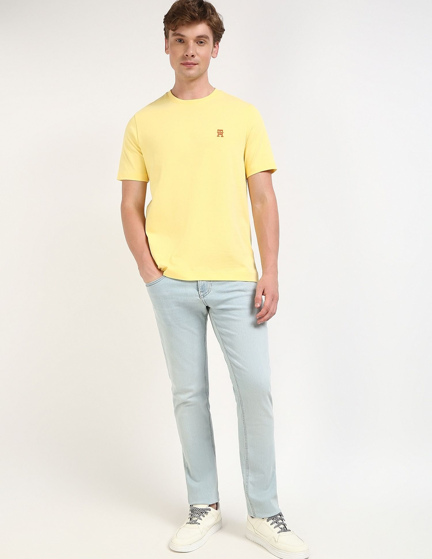 Tommy Hilfiger Solid Regular-Fit Cotton T-Shirt