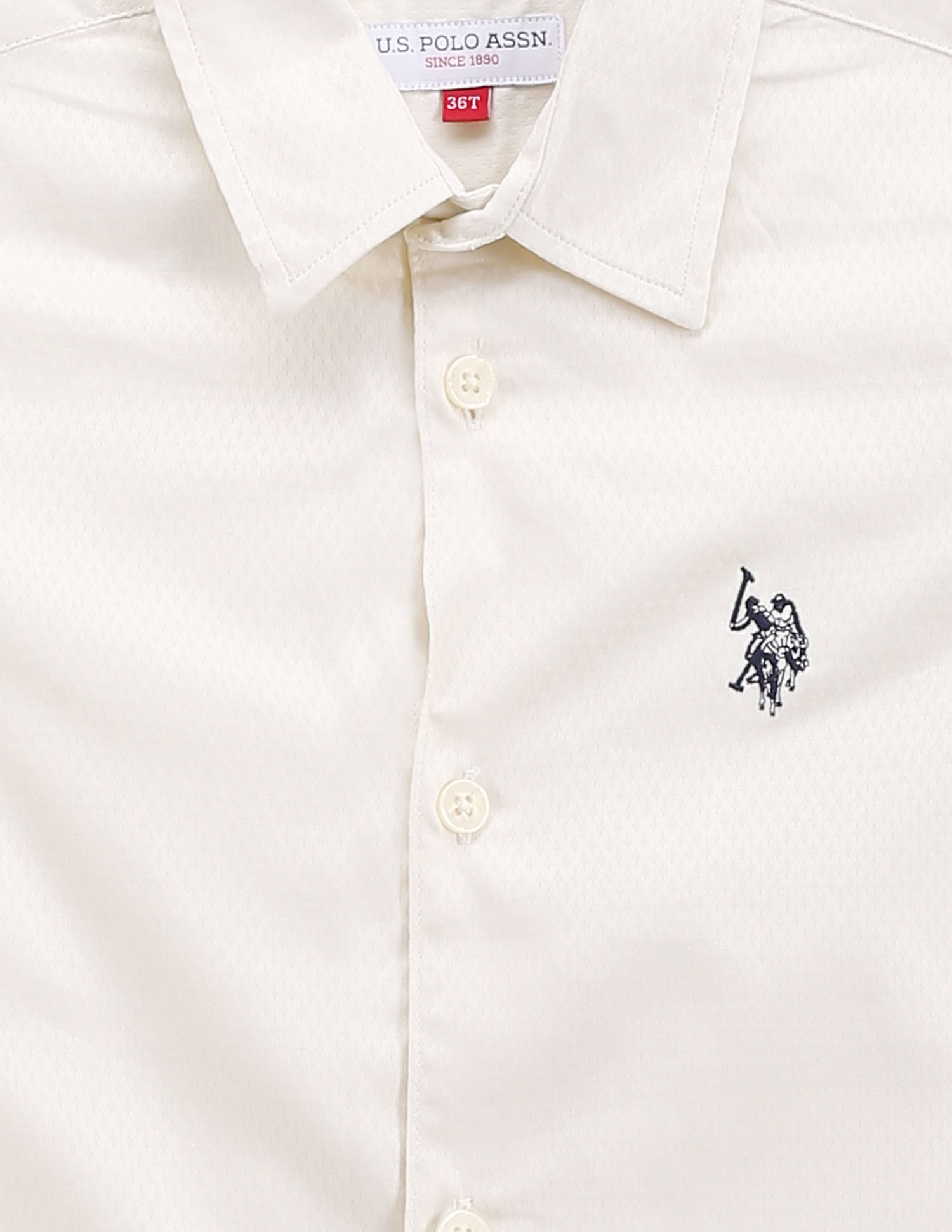 U.S. Polo Assn. Kids Boys Self Design Shirt