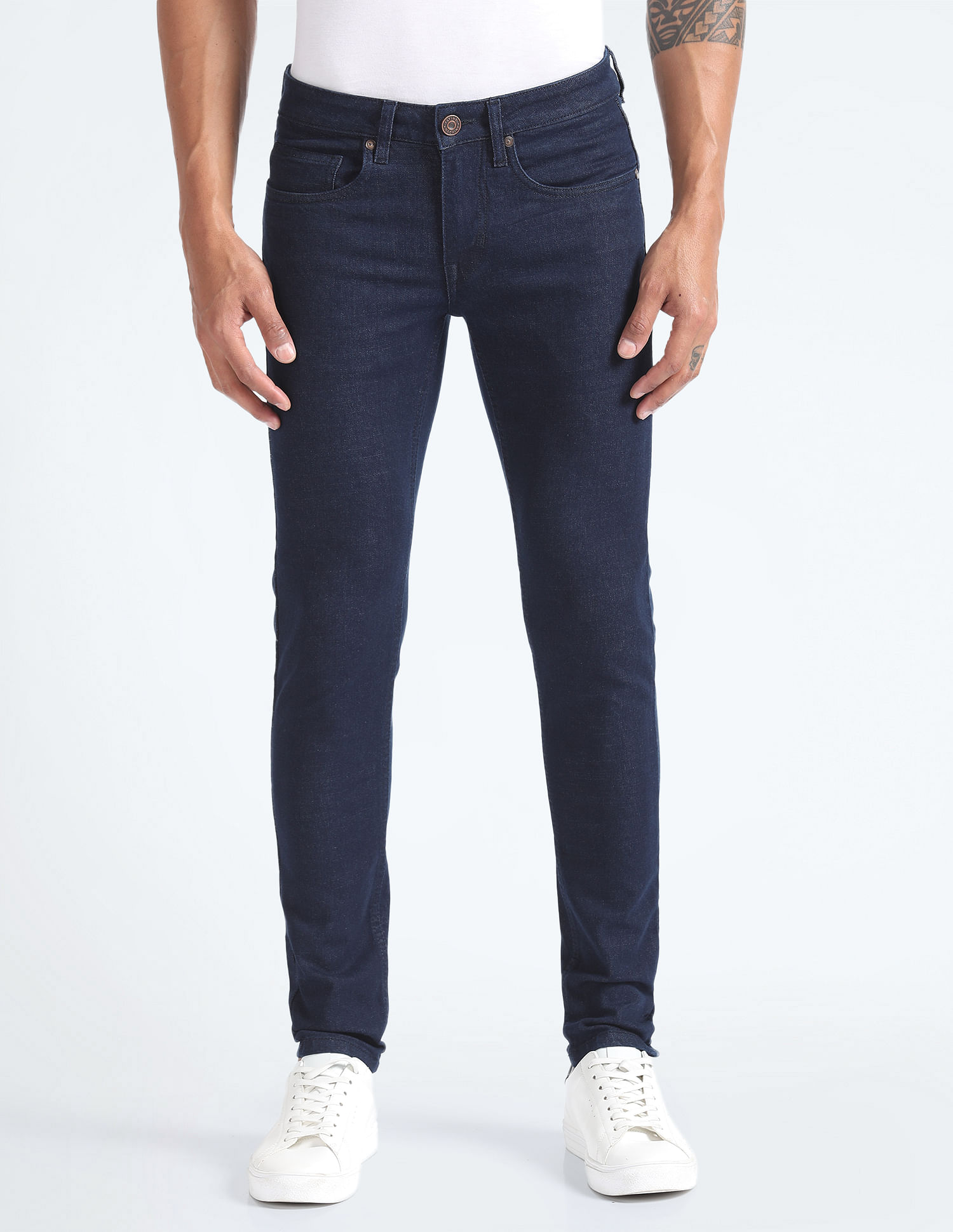 Flying Machine Jackson Skinny Fit Low Rise Jeans
