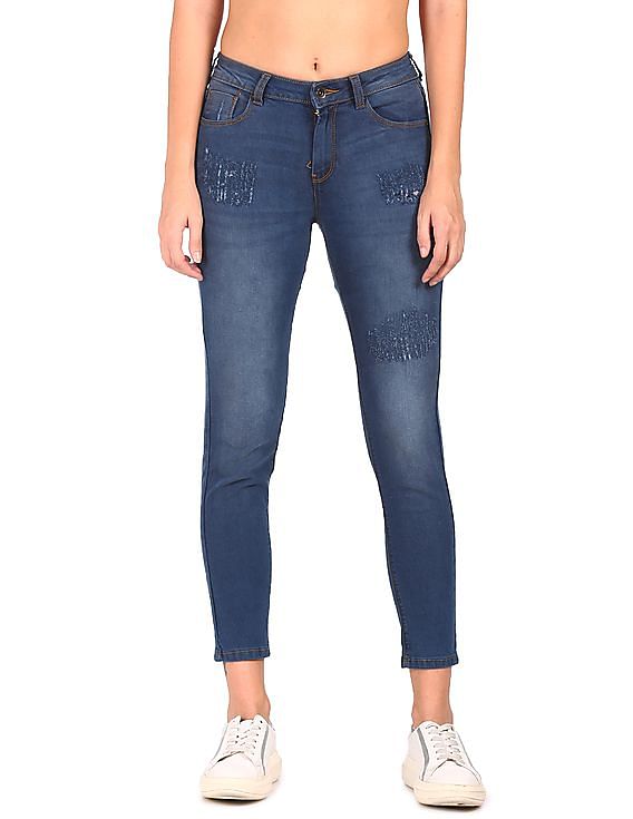 Flying Machine Women Veronica Skinny Fit Mid Rise Jeans