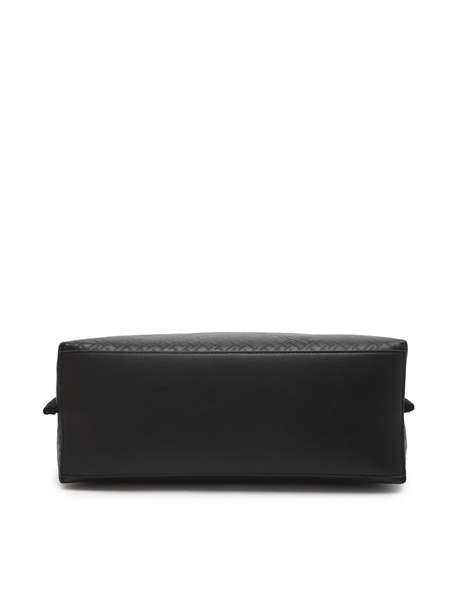 Tommy Hilfiger Logo Black Pu Handbags