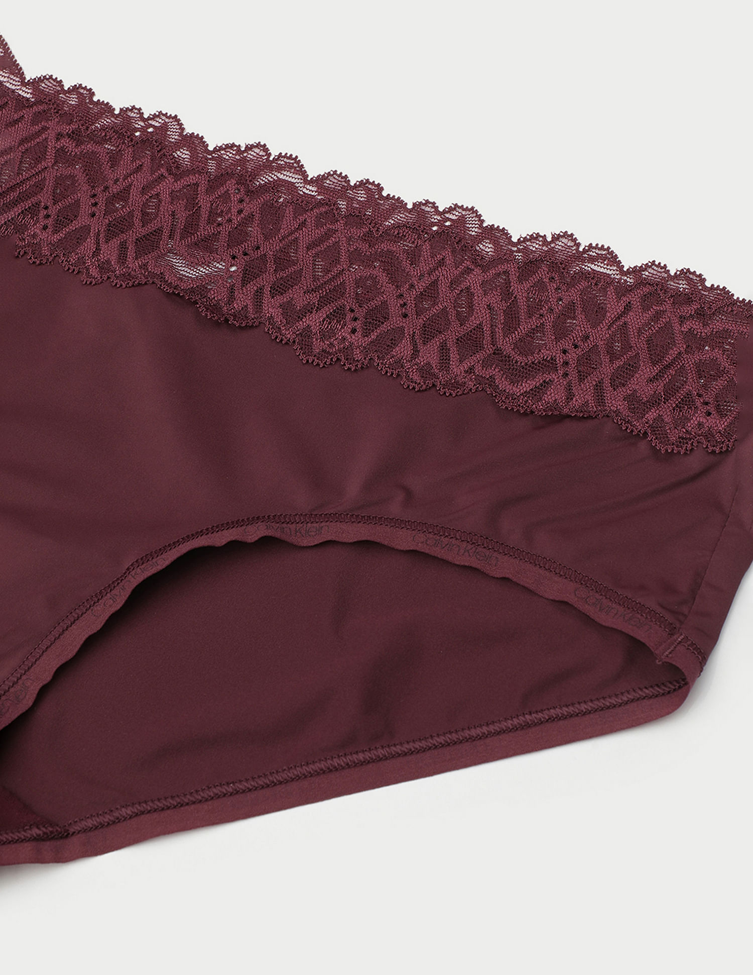 Calvin Klein Underwear Lace Mid Rise Hipster Panties