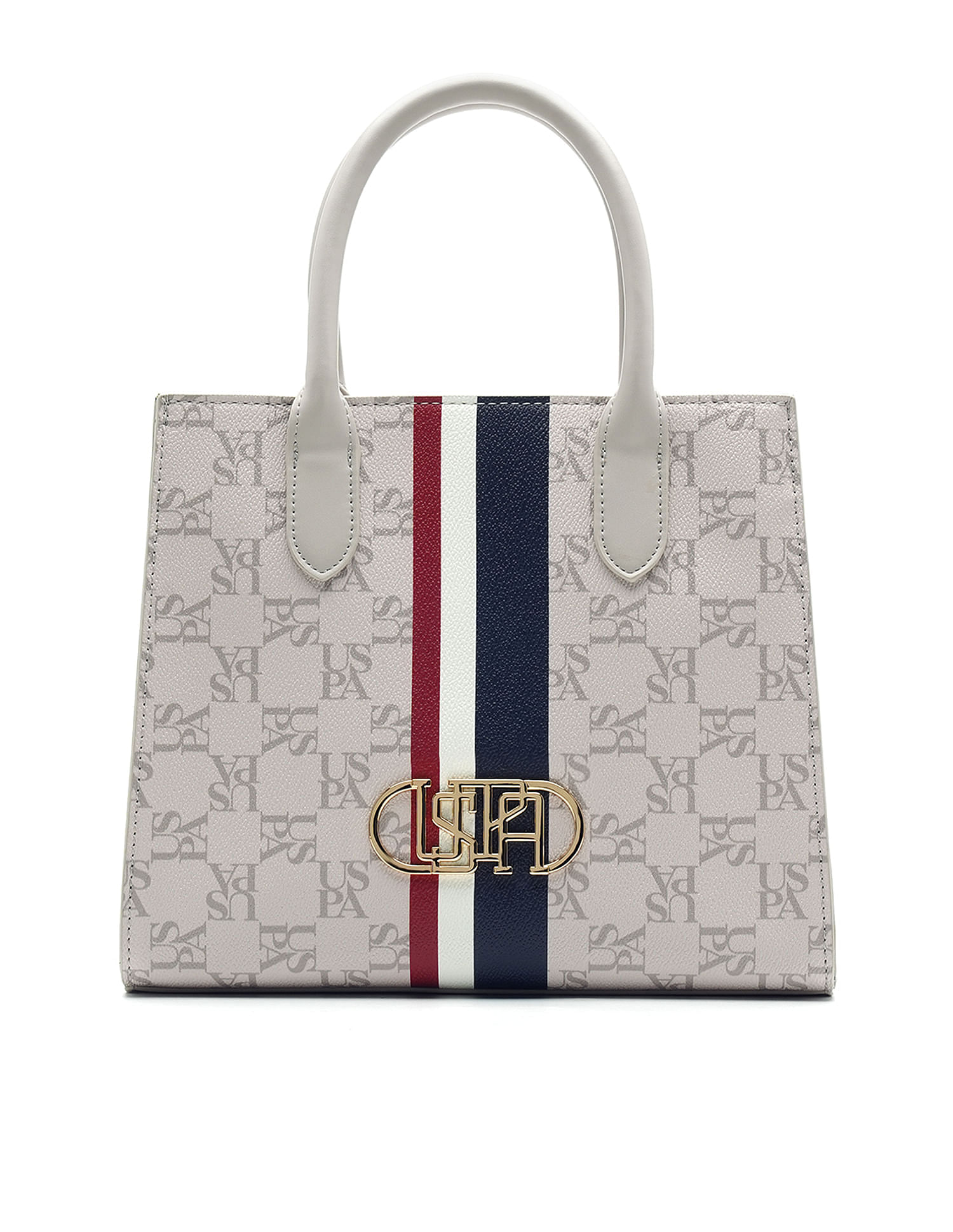 U.S. Polo Assn. Carol Monogram Satchel Bag