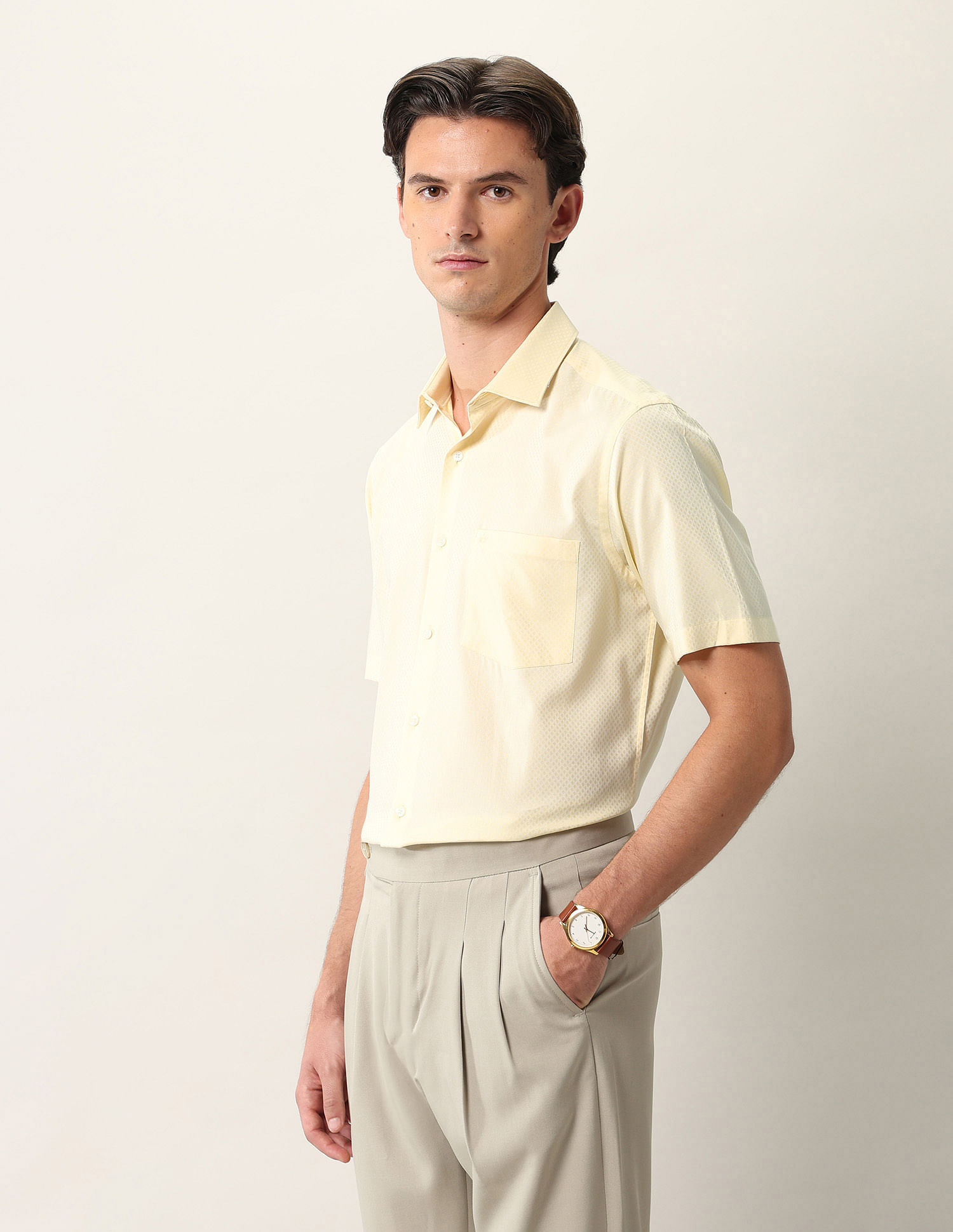 Arrow Liberty Classic Fit Pure Cotton Ceremonial Shirt