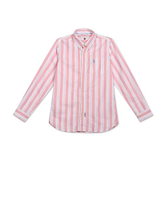 Buy U.S. Polo Assn. Kids Boys Light Red 