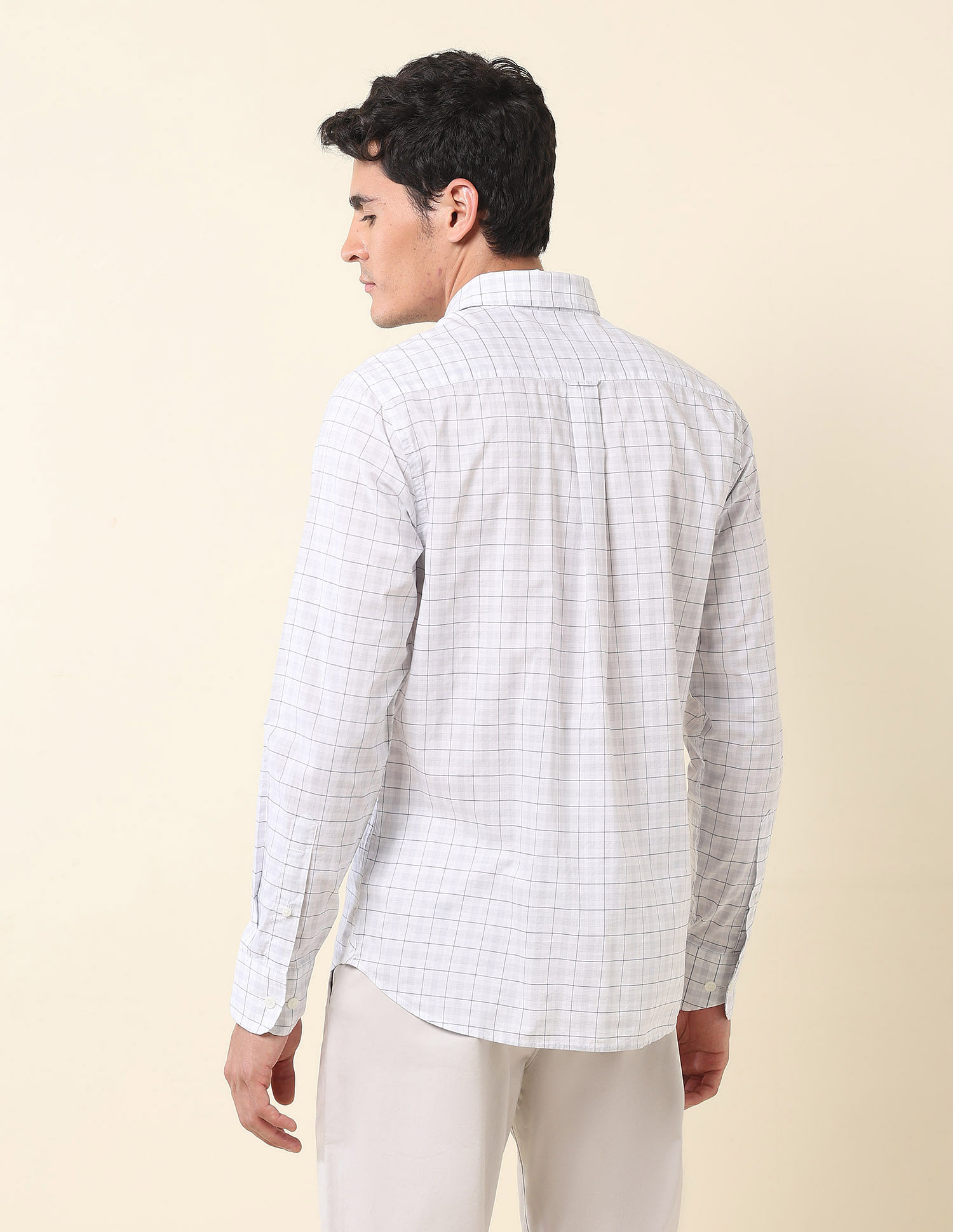 U.S. Polo Assn. Pure Cotton Grid Tattersall Checked Shirt