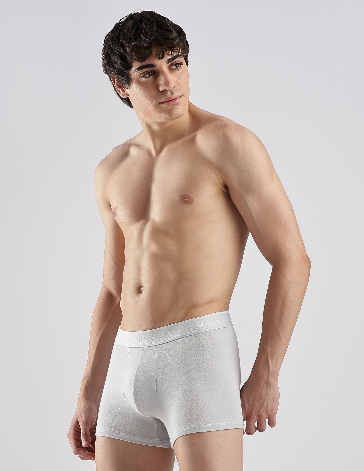 Calvin Klein Underwear Low Rise Solid Multi Trunks - Pack Of 3