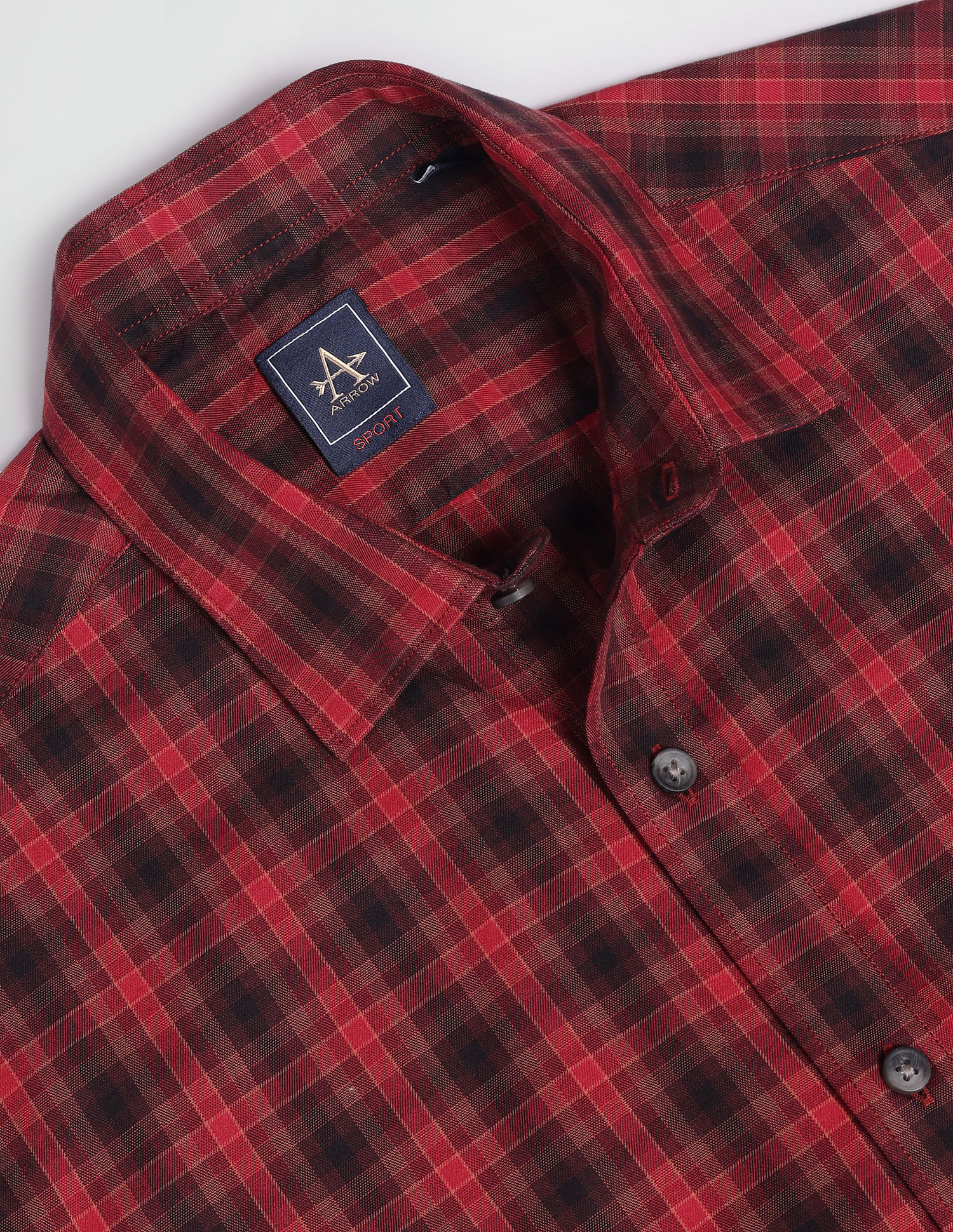Arrow Sports Dupplin Check Cotton Shirt