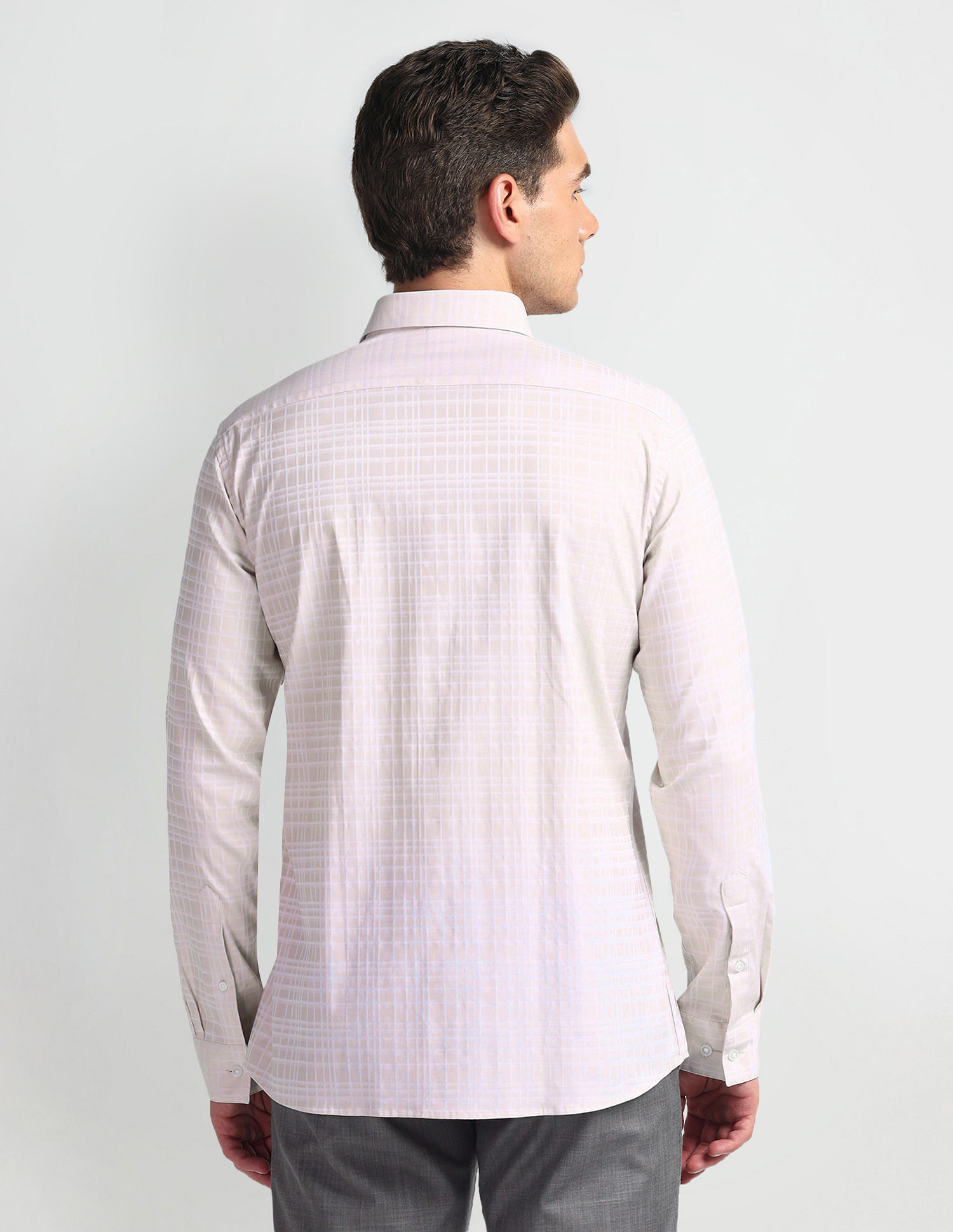 Arrow Newyork Manhattan Slim Fit Check Shirt