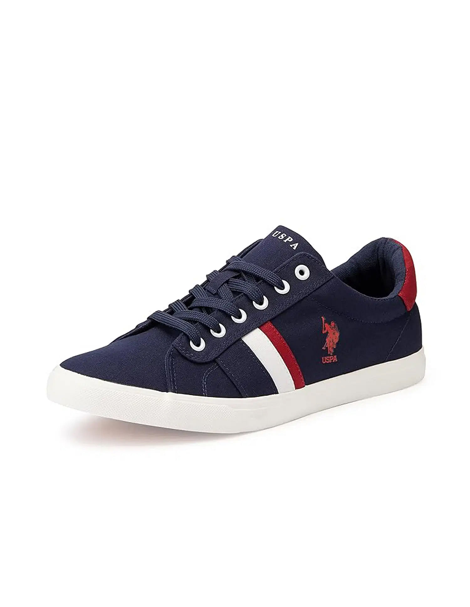 U.S. Polo Assn. Striped Round Toe Abor 3.0 Sneakers