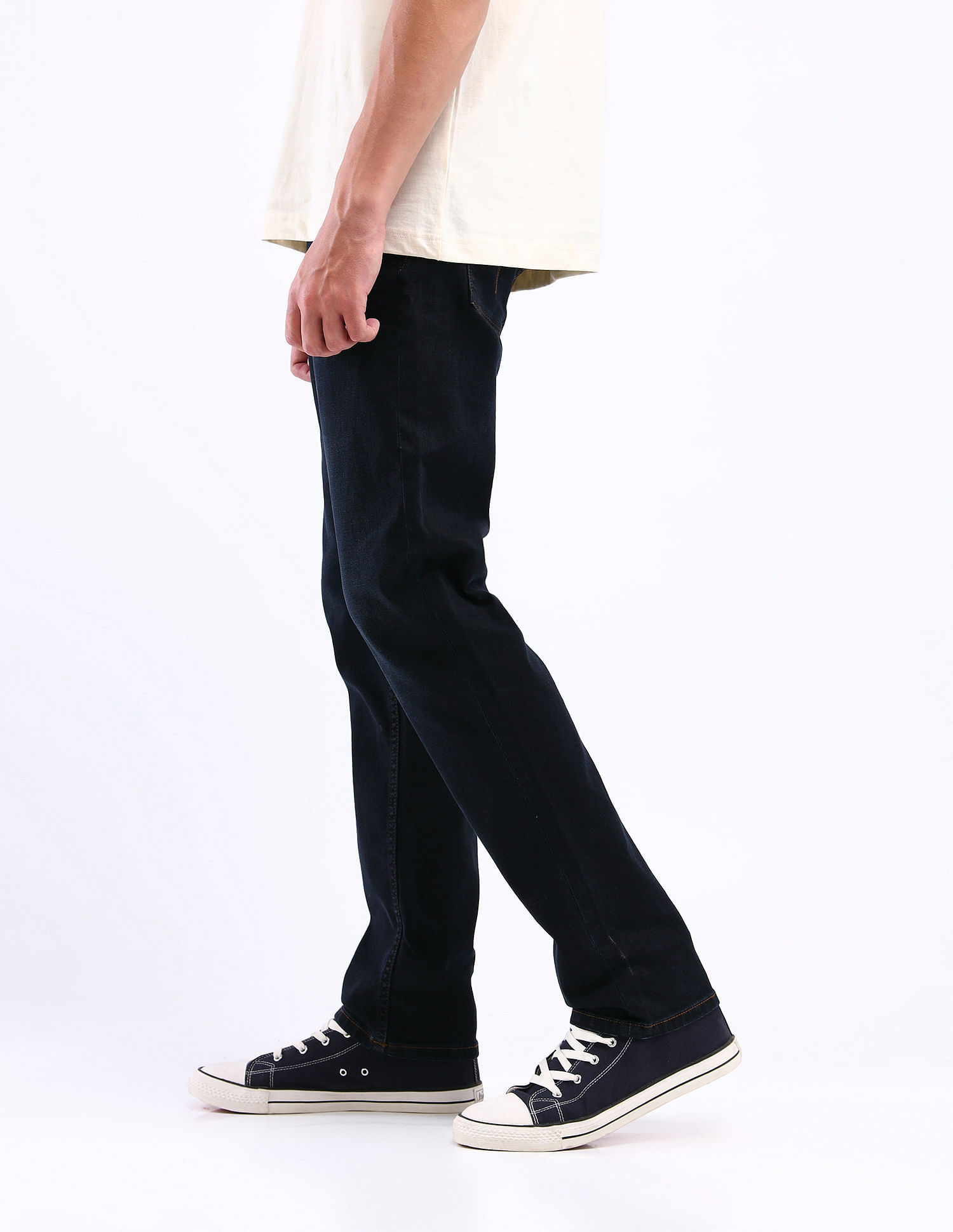 Flying Machine Mid Rise Freddie Slim Straight Fit Jeans