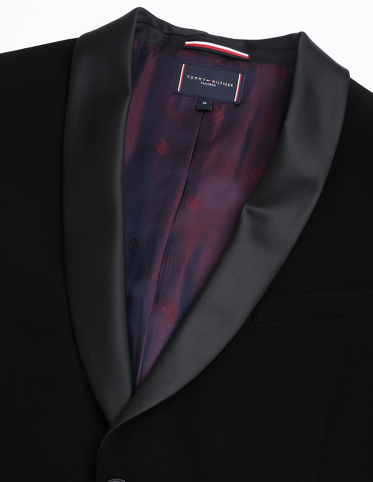 Tommy Hilfiger Black Tuxedo Blazer