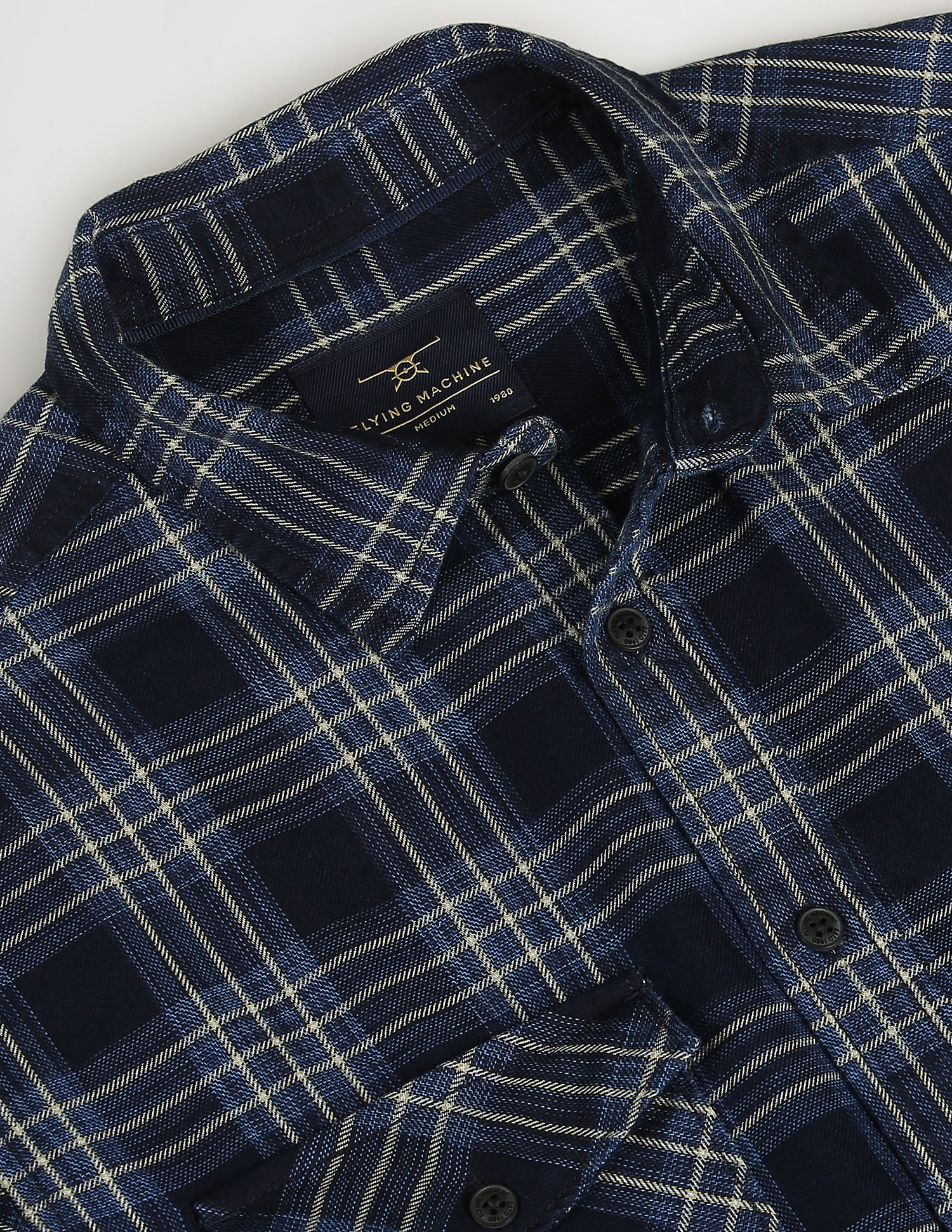 Flying Machine Dual Pocket Tartan Shirt