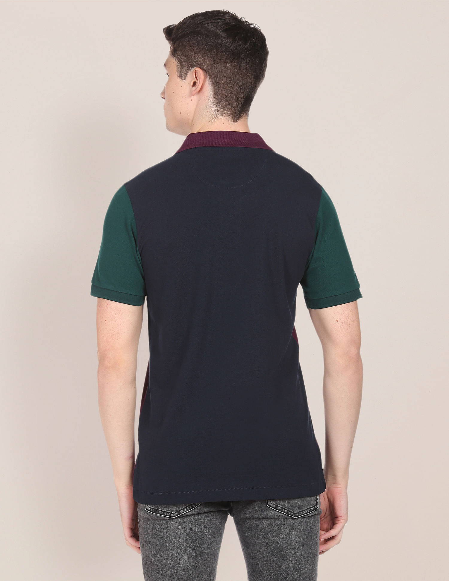 U.S. Polo Assn. Colour Block Cotton Polo Shirt