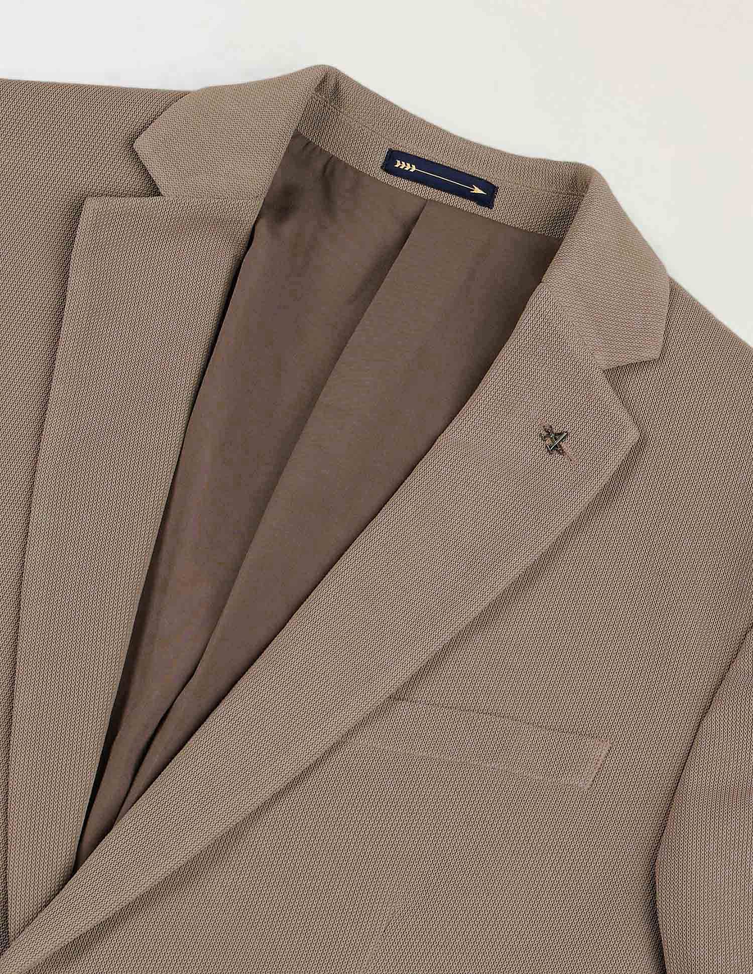 Arrow Zero Calorie Slim Fit Textured Blazer