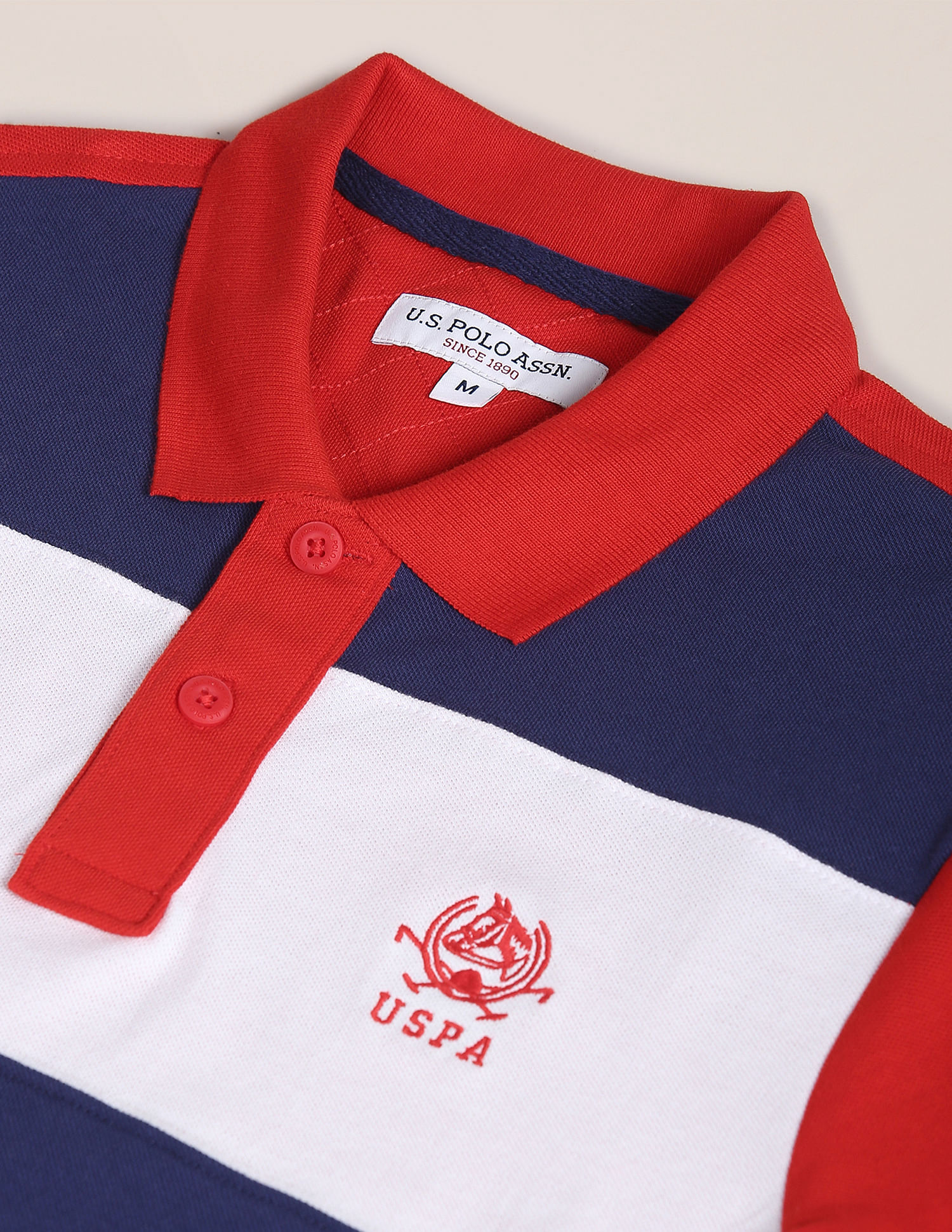 Polo red best sale white blue