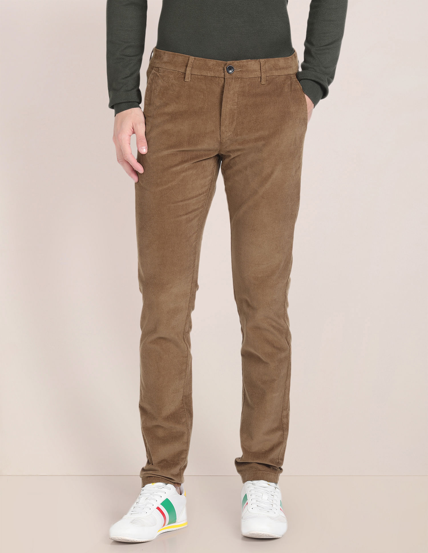 U.S. Polo Assn. Cotton Stretch Corduroy Trousers