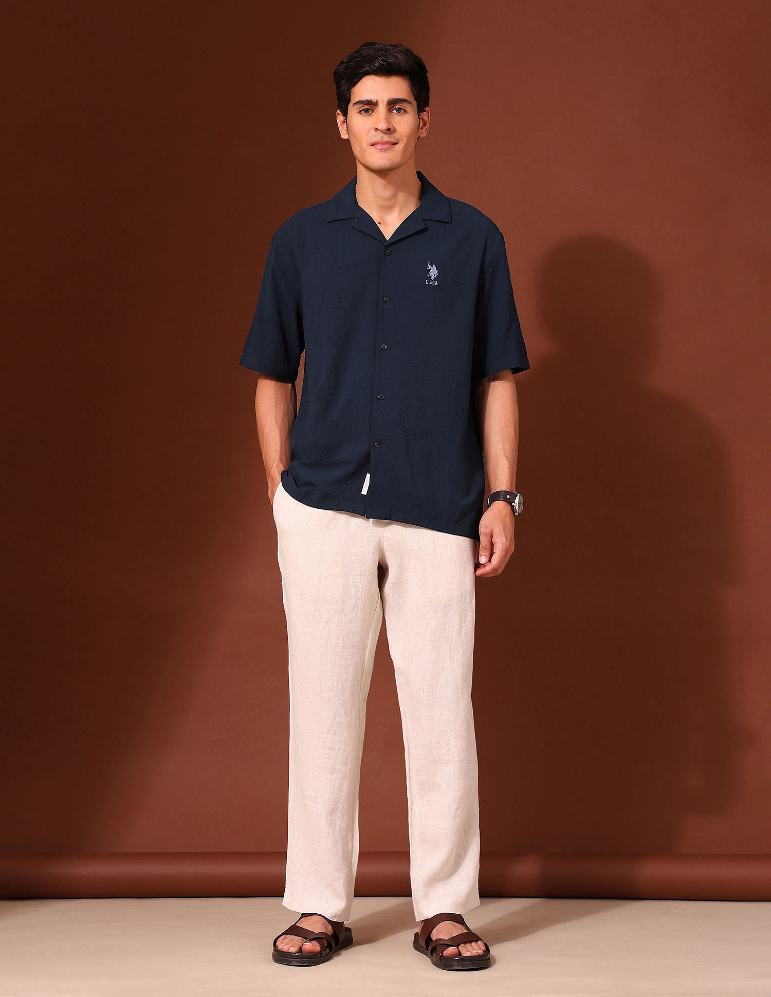 U.S. Polo Assn. Tailored Fit Poplin Shirt
