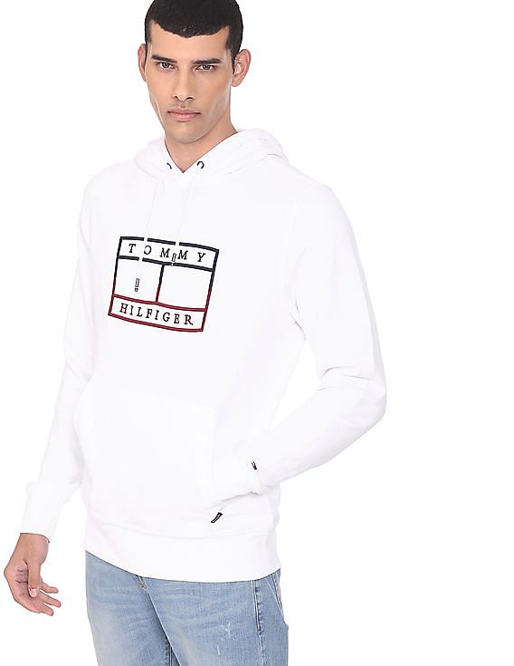 White 2024 tommy sweatshirt