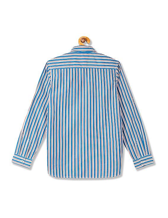 U.S. Polo Assn. Kids Boys Standard Fit Striped Shirt