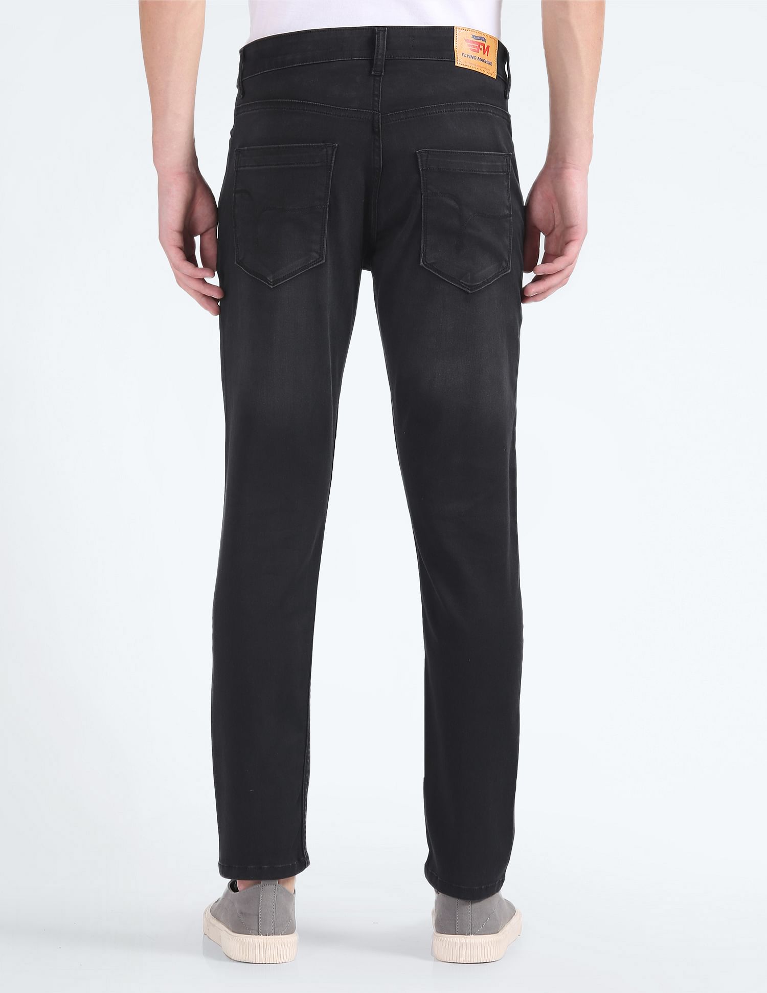 Flying Machine Slash Slim Tapered Fit Stone Wash Jeans