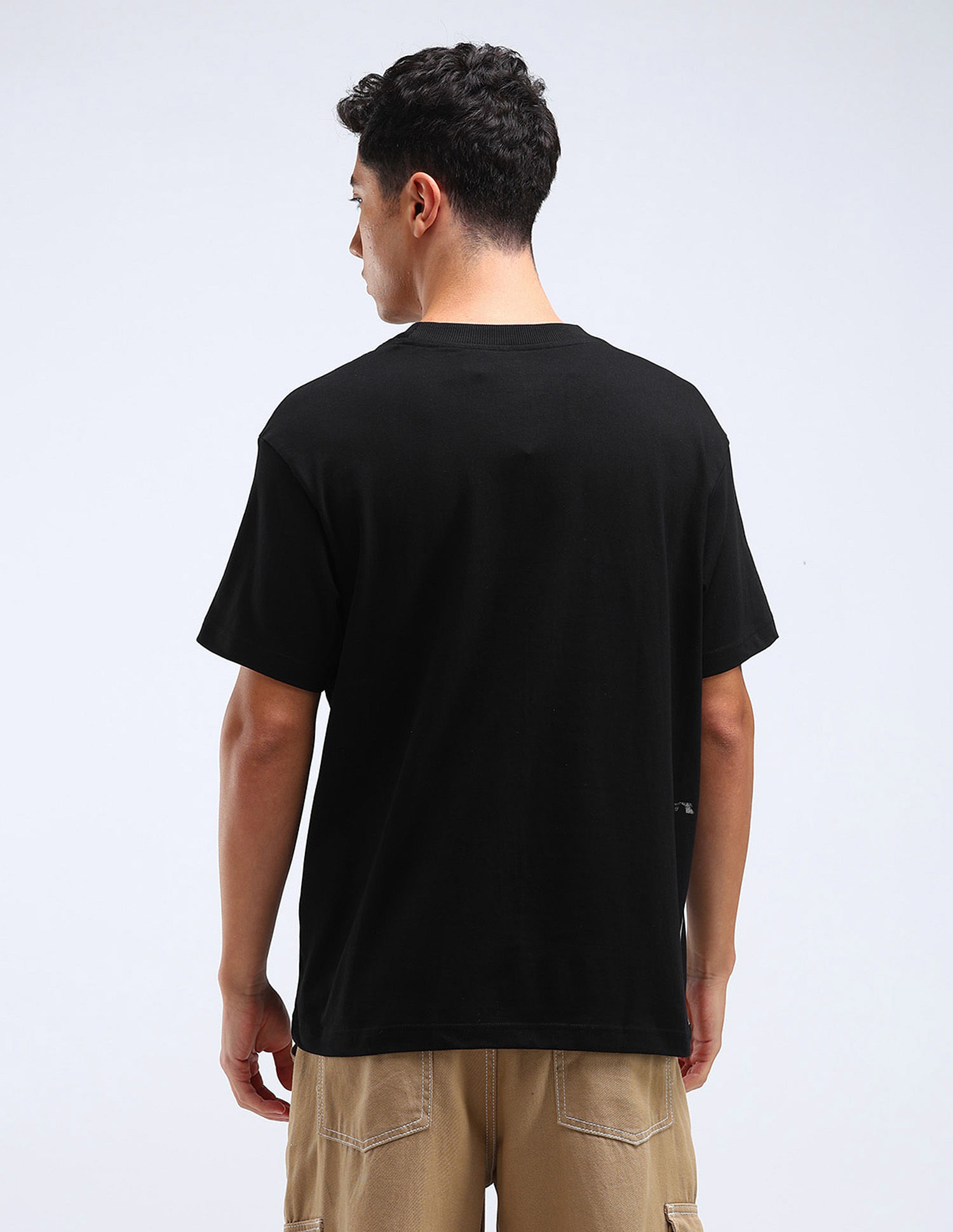 Flying Machine Abstract Print Relaxed Fit T-Shirt