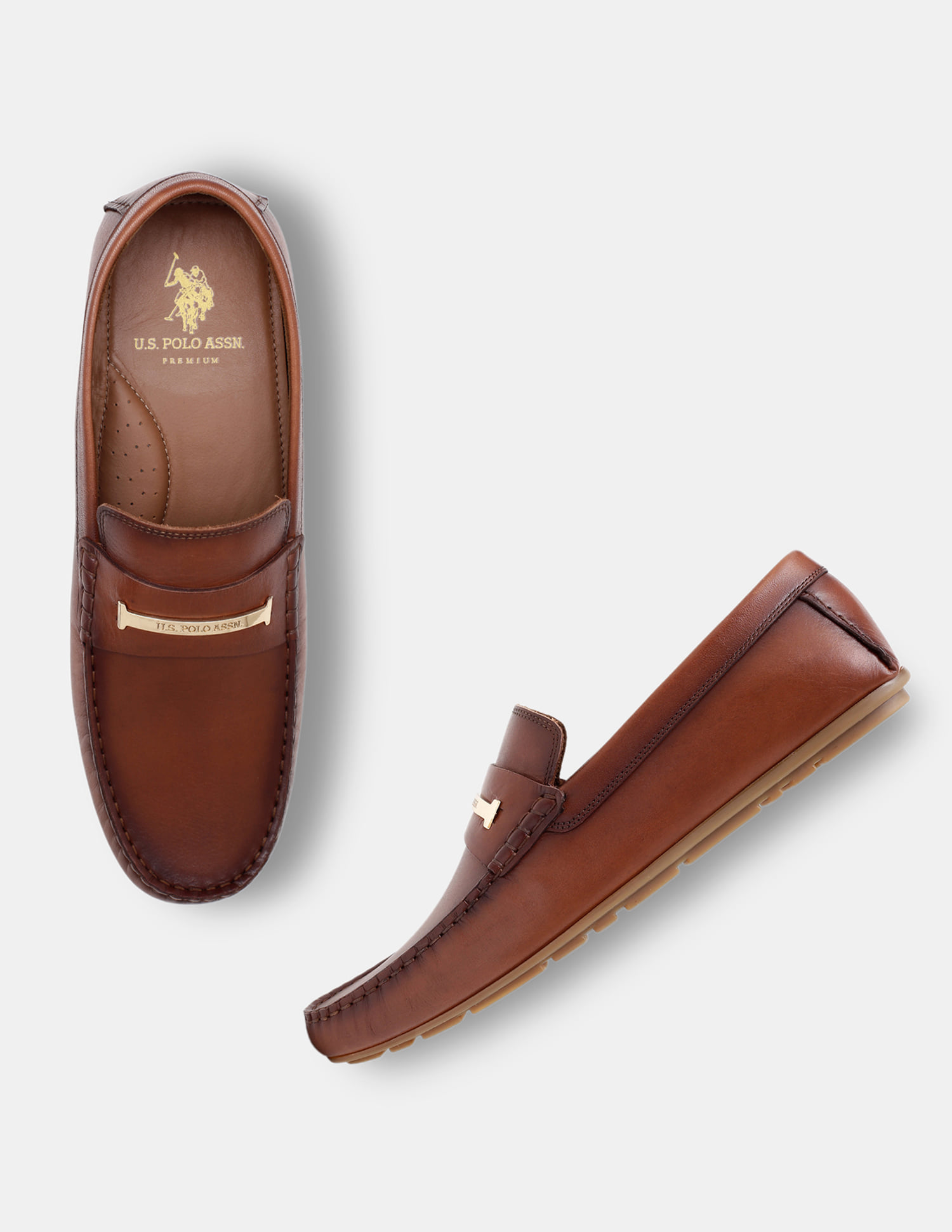 Buy U.S. Polo Assn. Leather Inigo Loafers - NNNOW.com