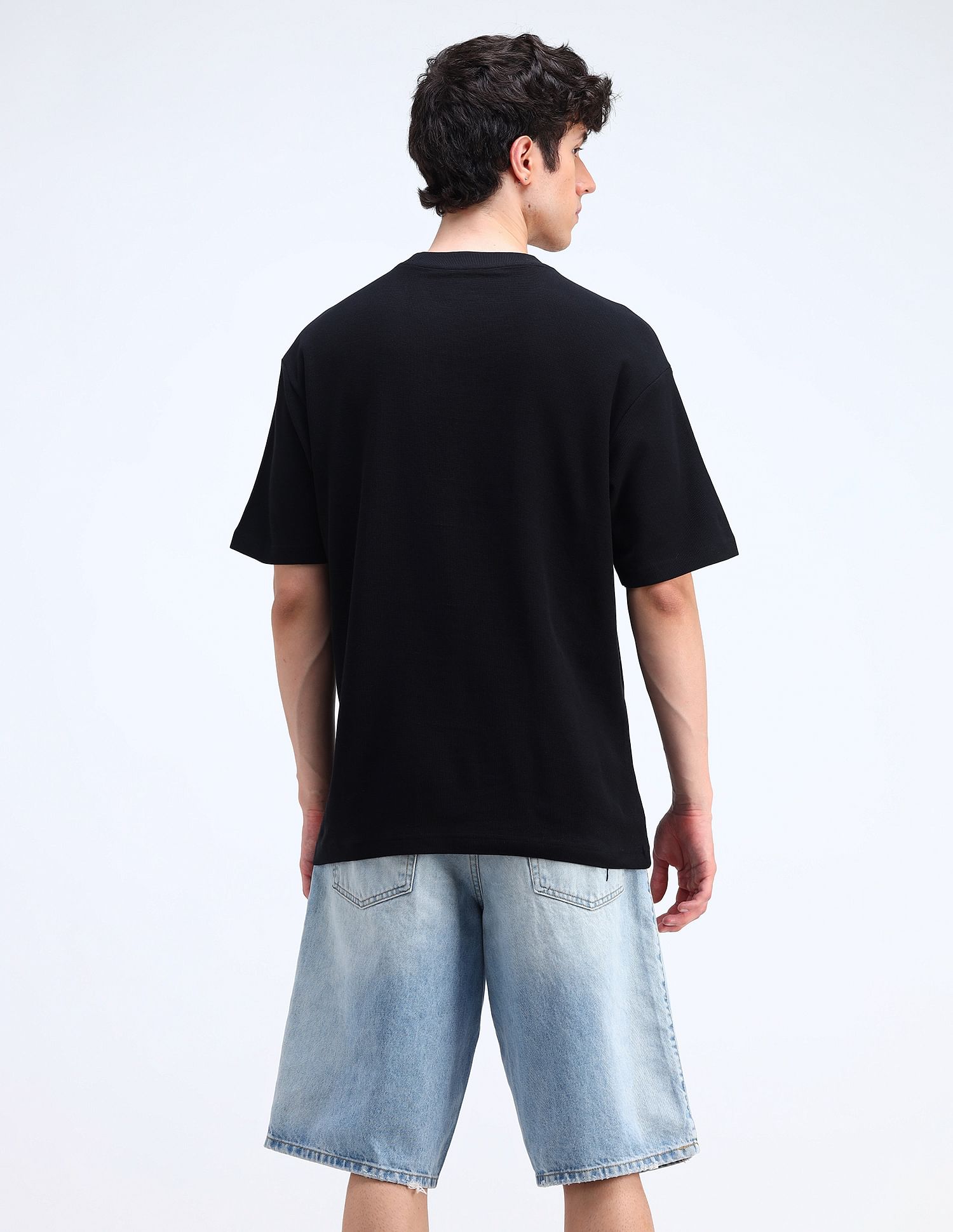Flying Machine Relaxed Fit Printed T-Shirt