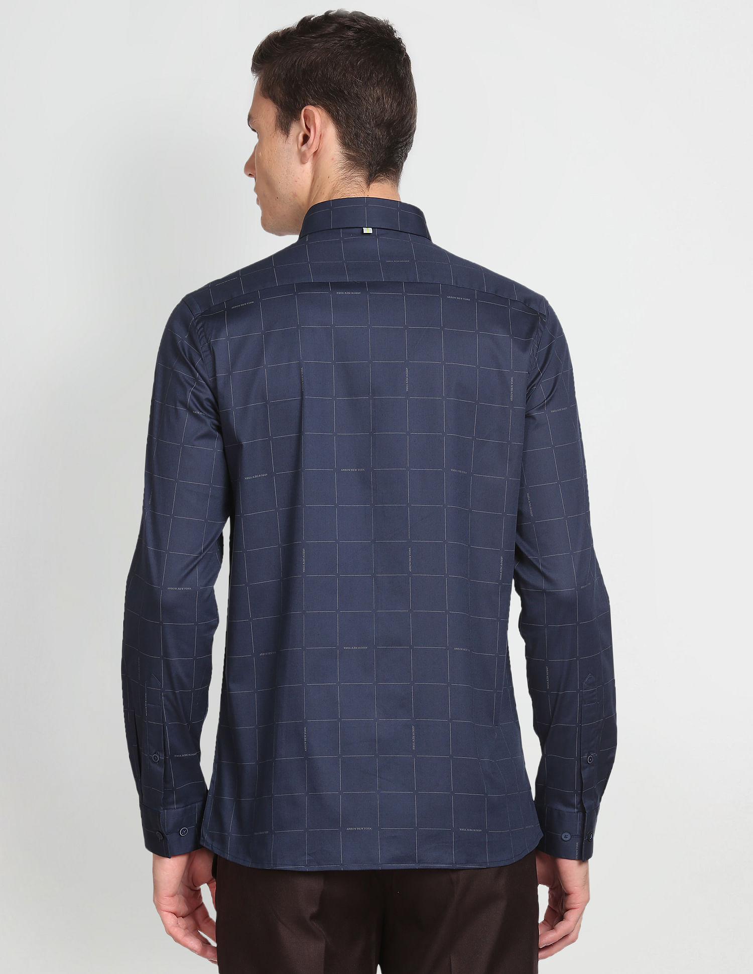 Arrow Newyork Brooklyn Super Slim Fit Cotton Formal Shirt