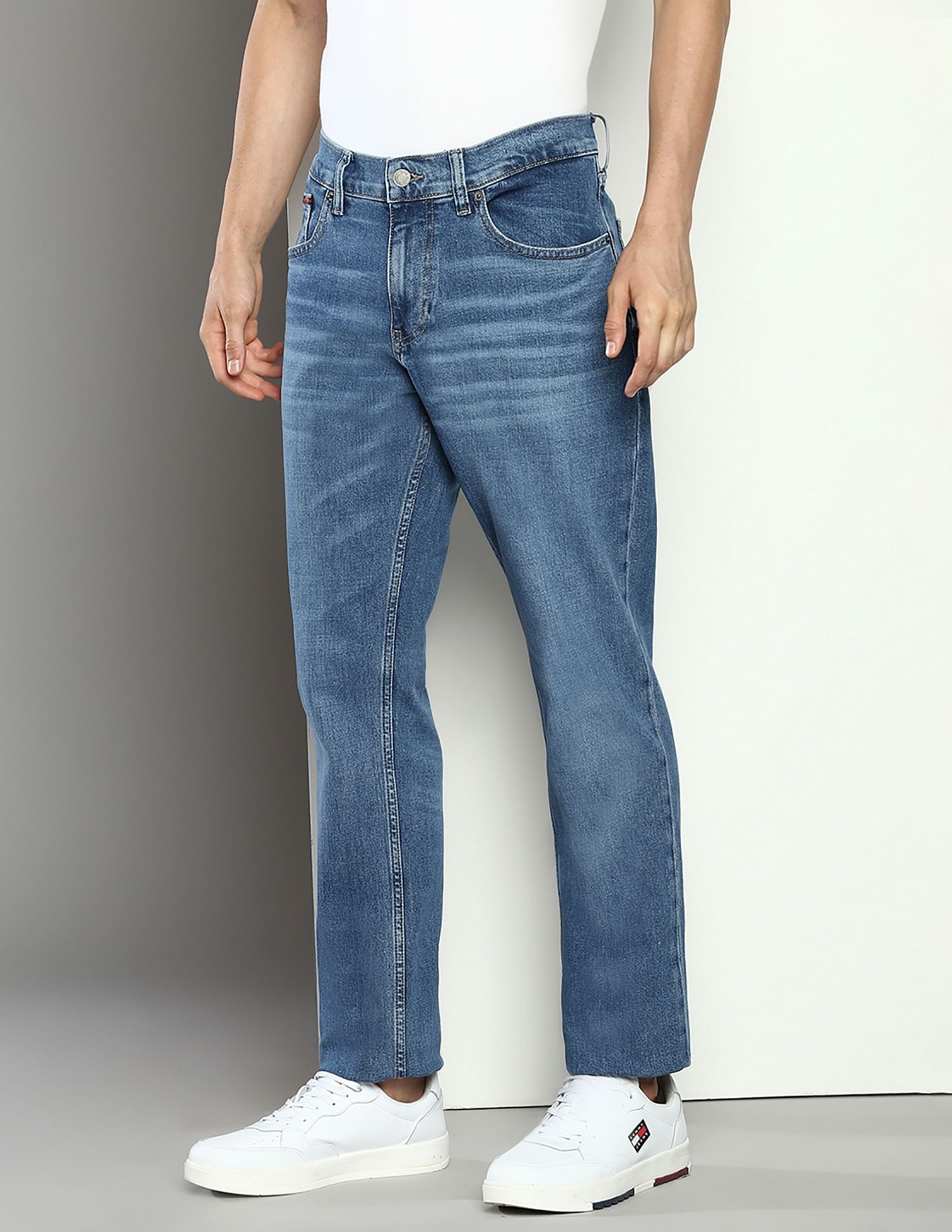 Tommy Hilfiger Recycled Cotton Straight Fit Jeans