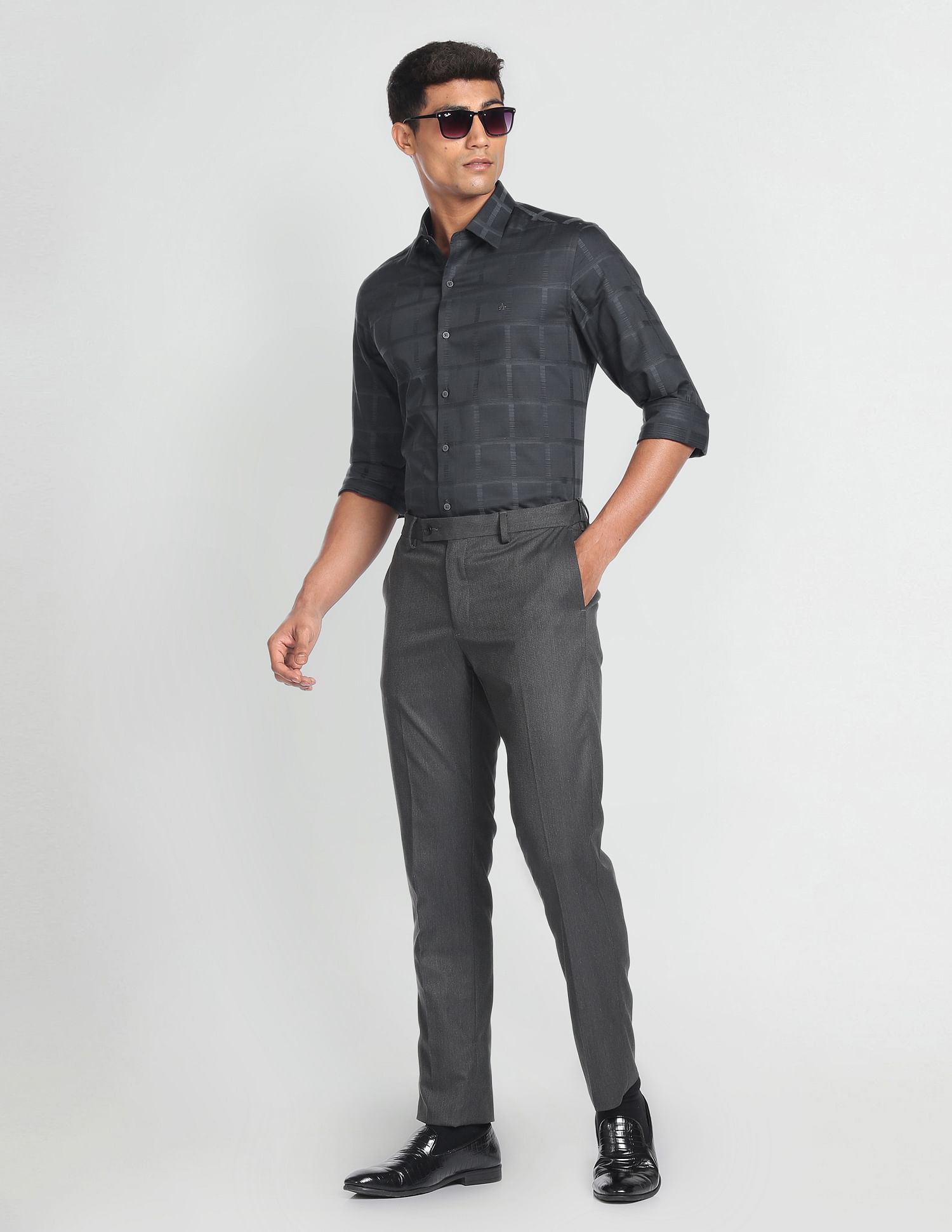 Arrow Newyork Woven Check Cotton Shirt