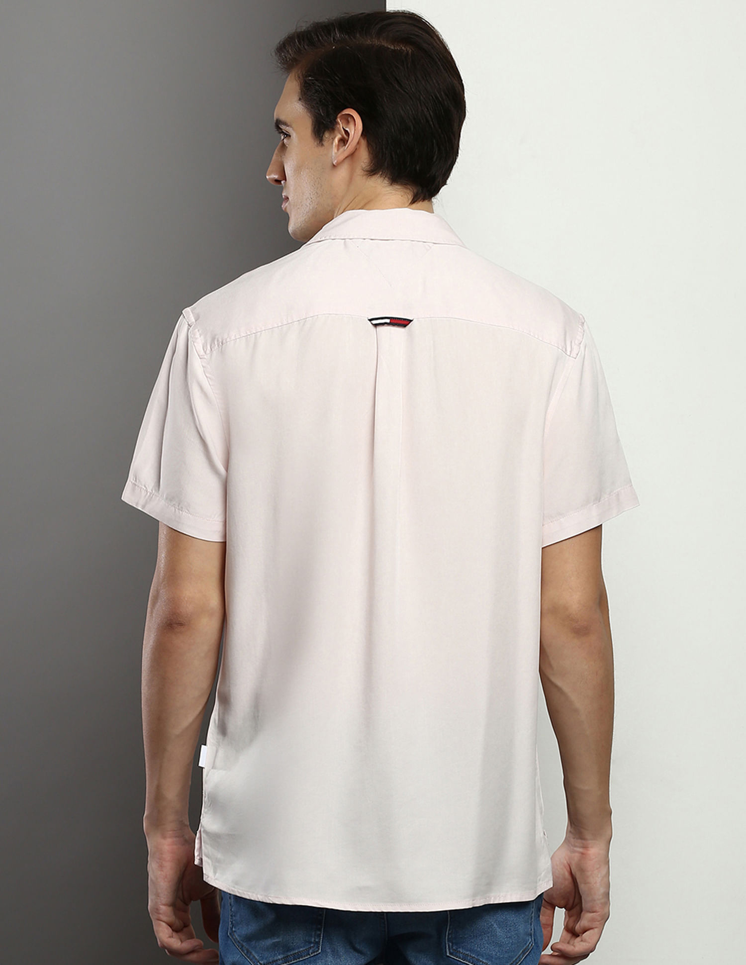Buy Tommy Hilfiger Cuban Collar Tencel Shirt - NNNOW.com