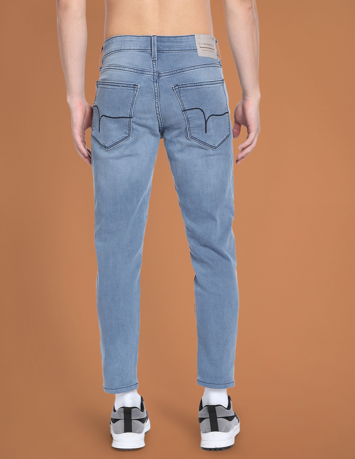 Flying Machine Mankle Slim Fit Whiskered Jeans