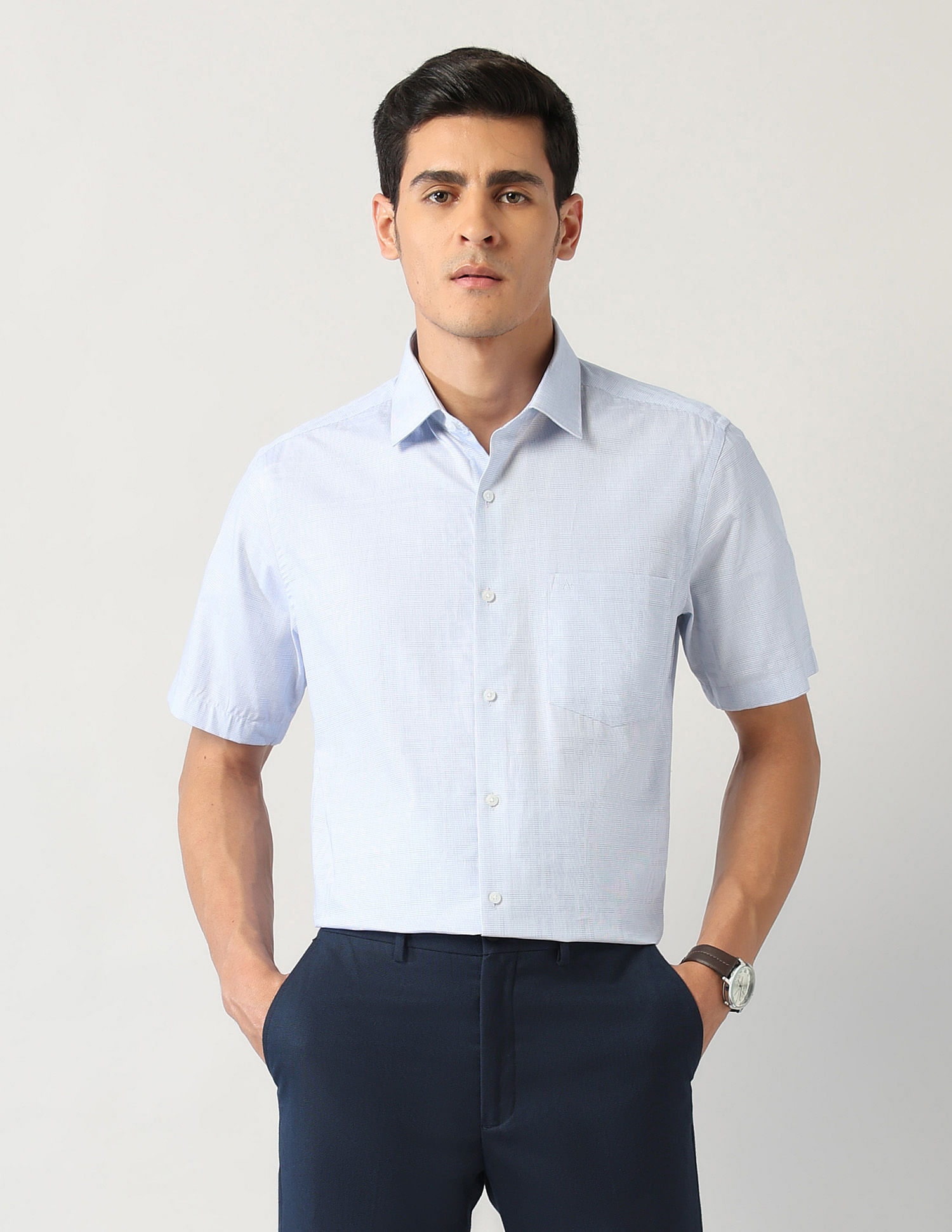 Arrow Liberty Classic Fit Textured Shirt