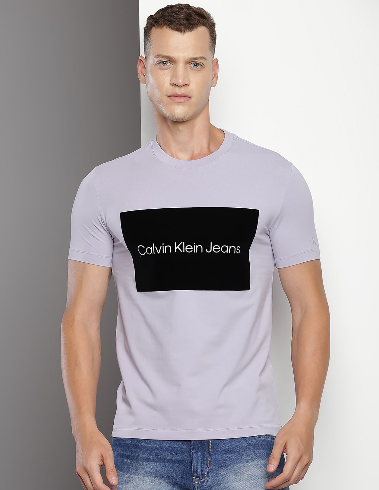 Calvin Klein Brand Print Institutional T-Shirt