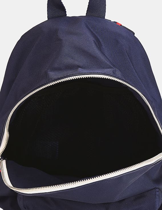 Buy Tommy Hilfiger Women Blue Logo Taping Backpack