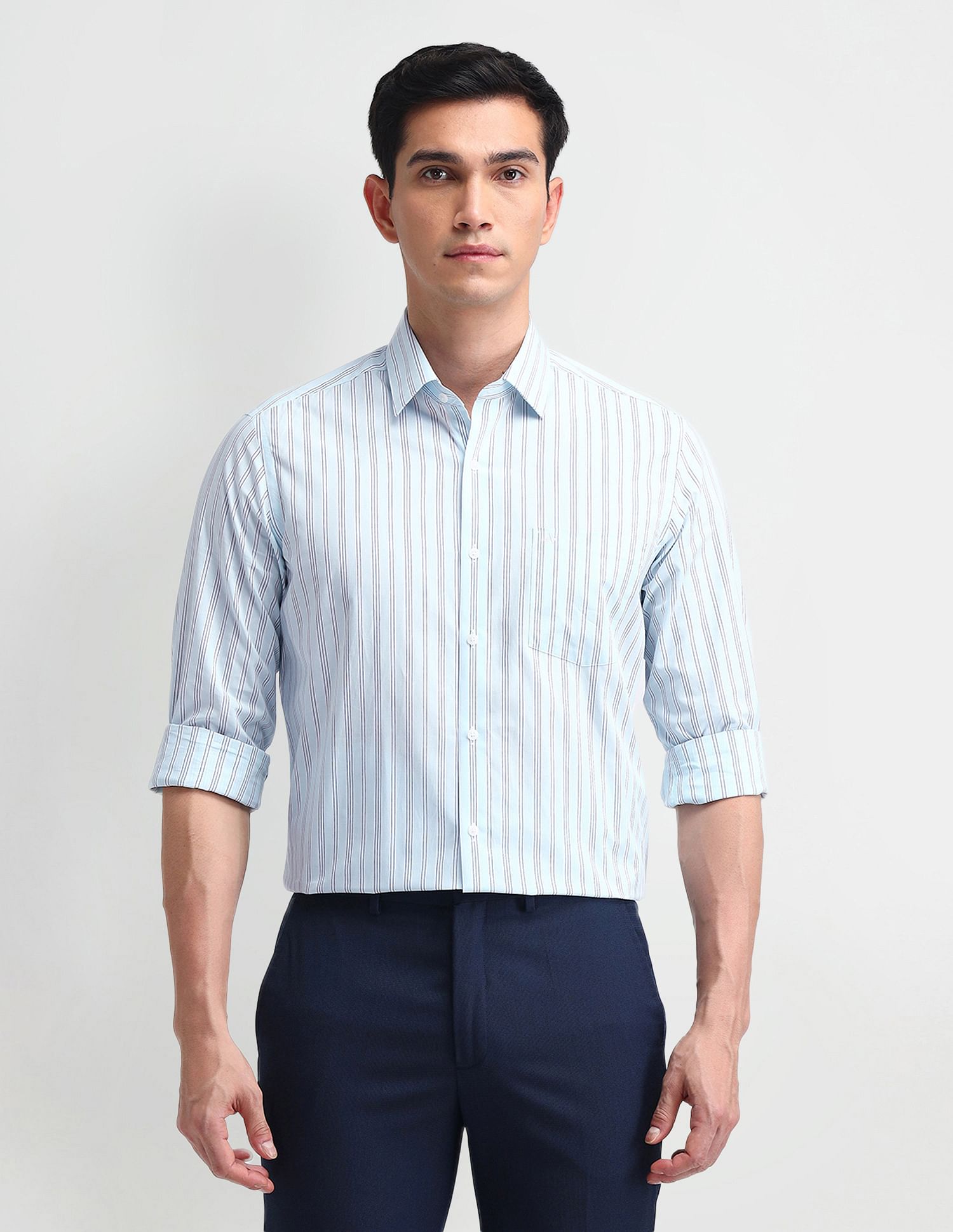 Arrow Manhattan Slim Fit Oxford Shirt
